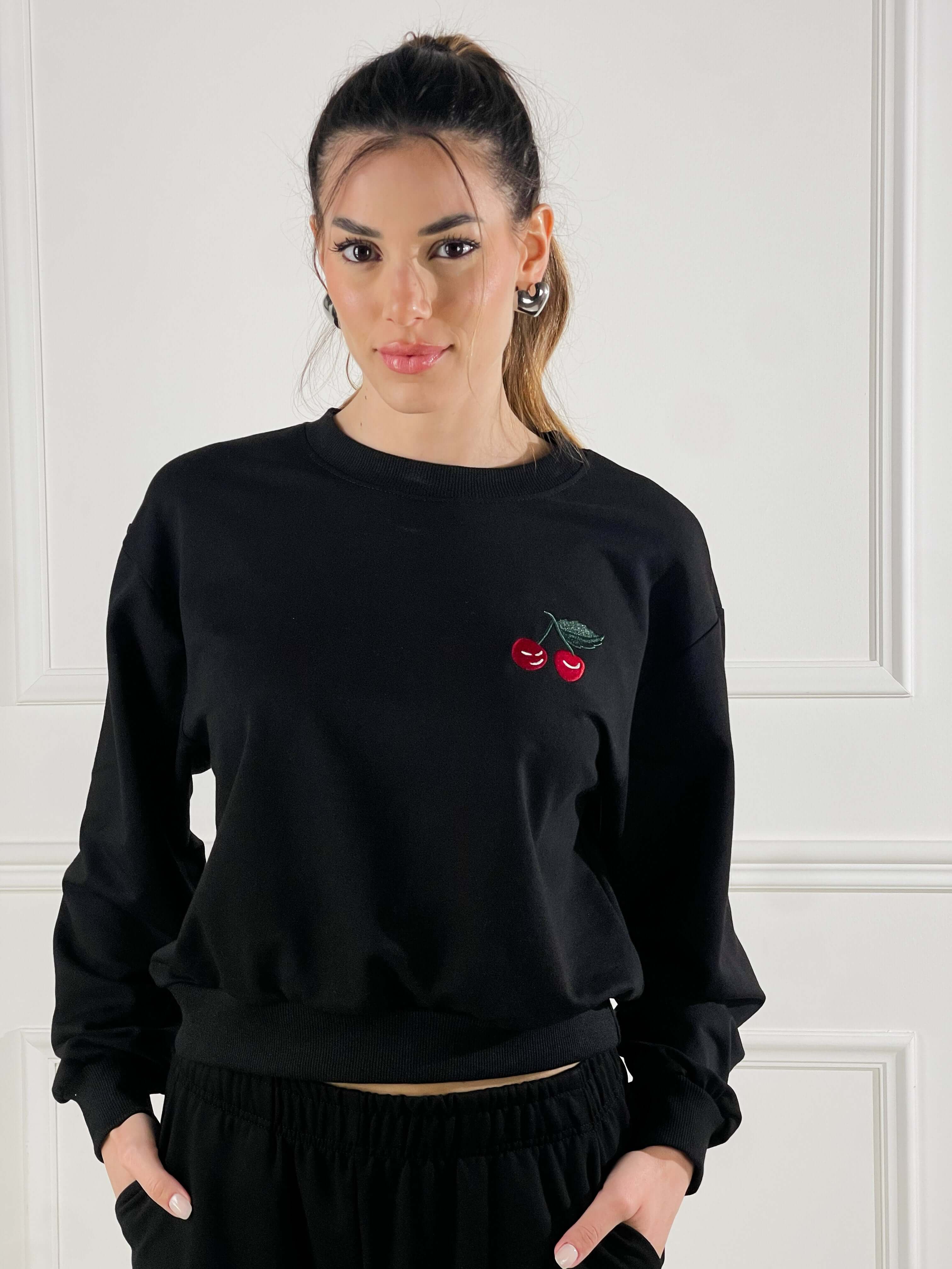 Tuta Cherry|Colore:Nero