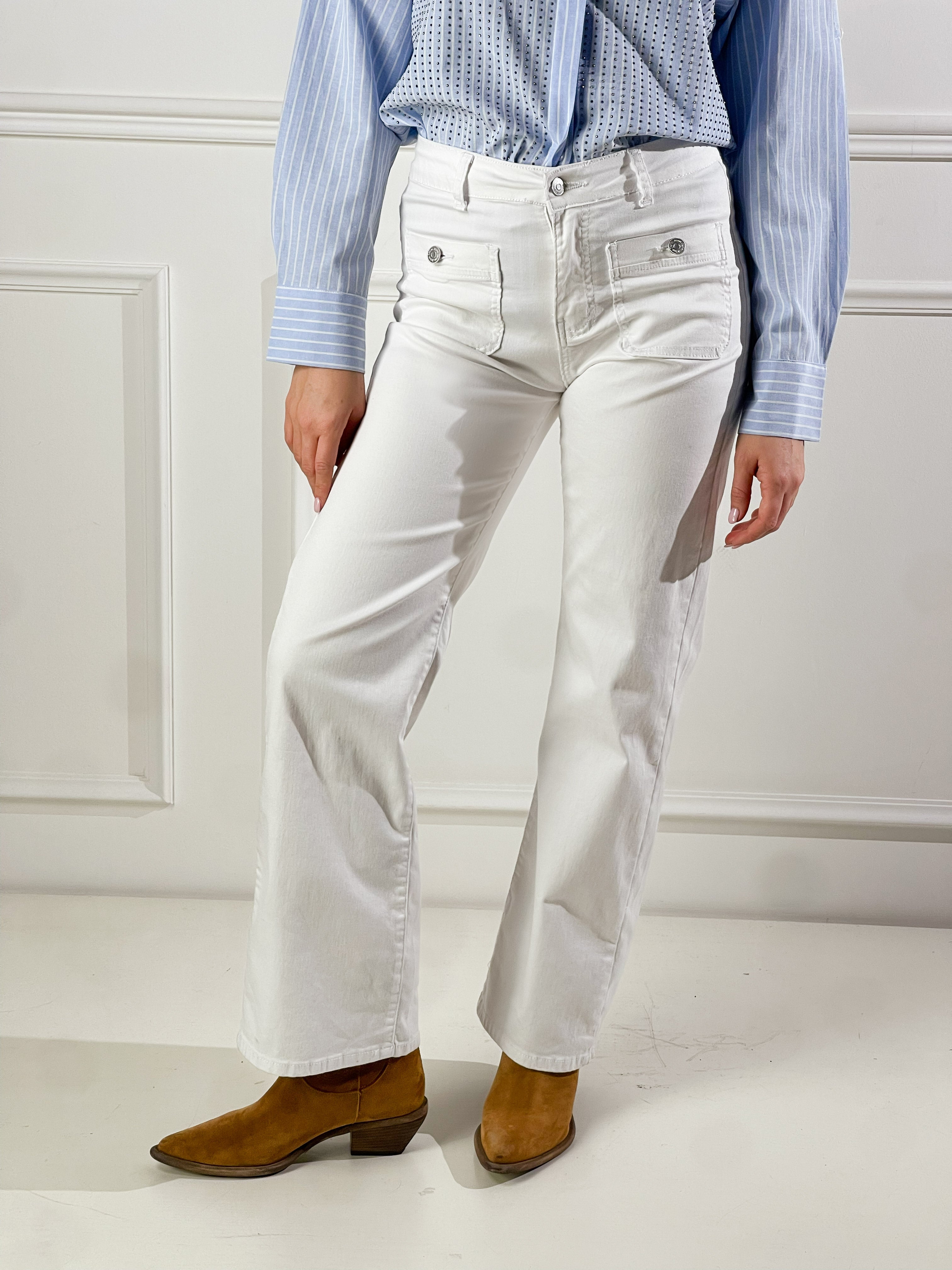 Pantalone colorato|Colore:Bianco