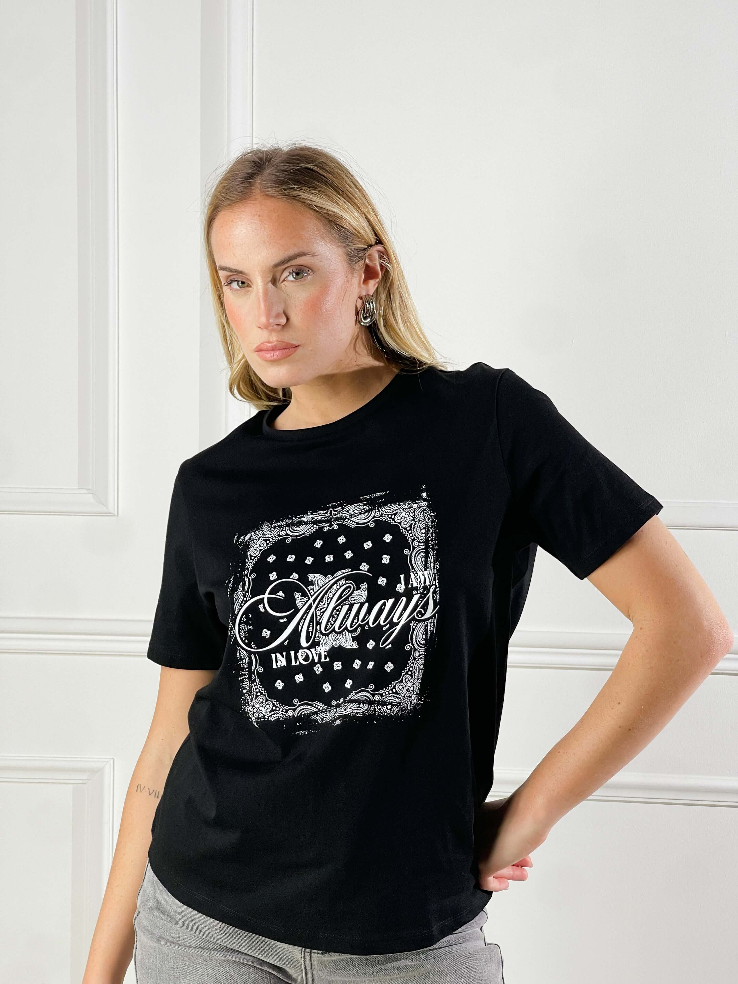 T- shirt Always|Colore:Nero