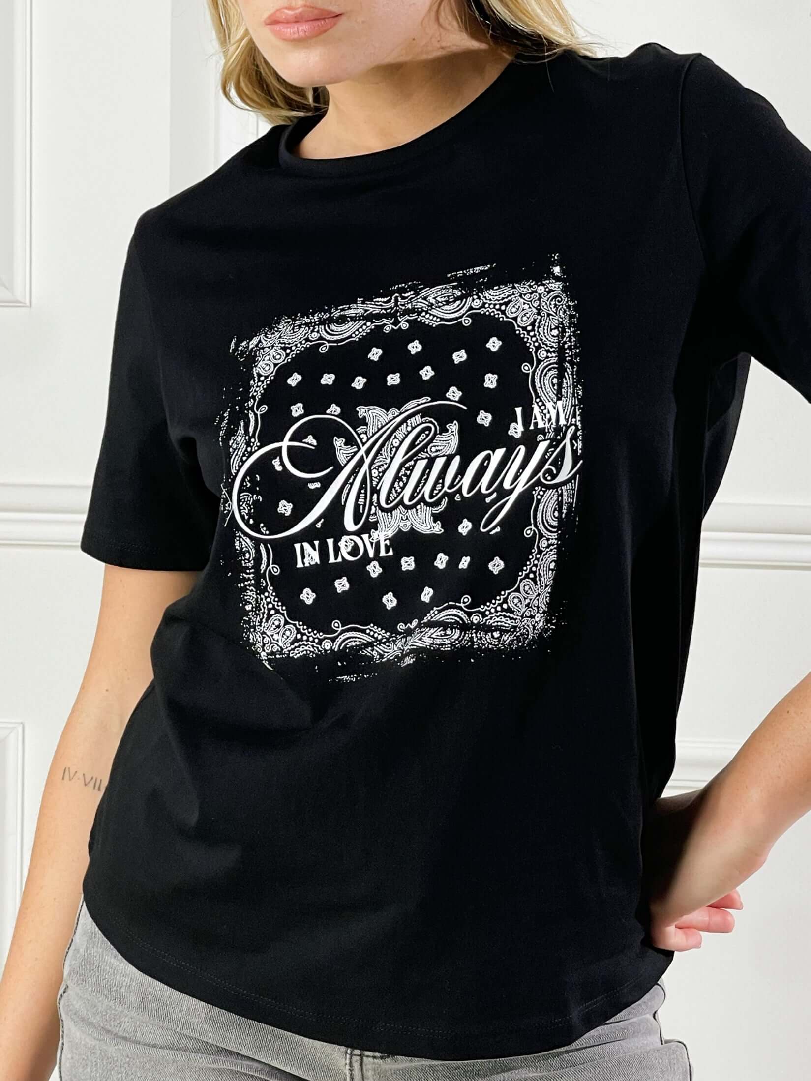 T- shirt Always|Colore:Nero