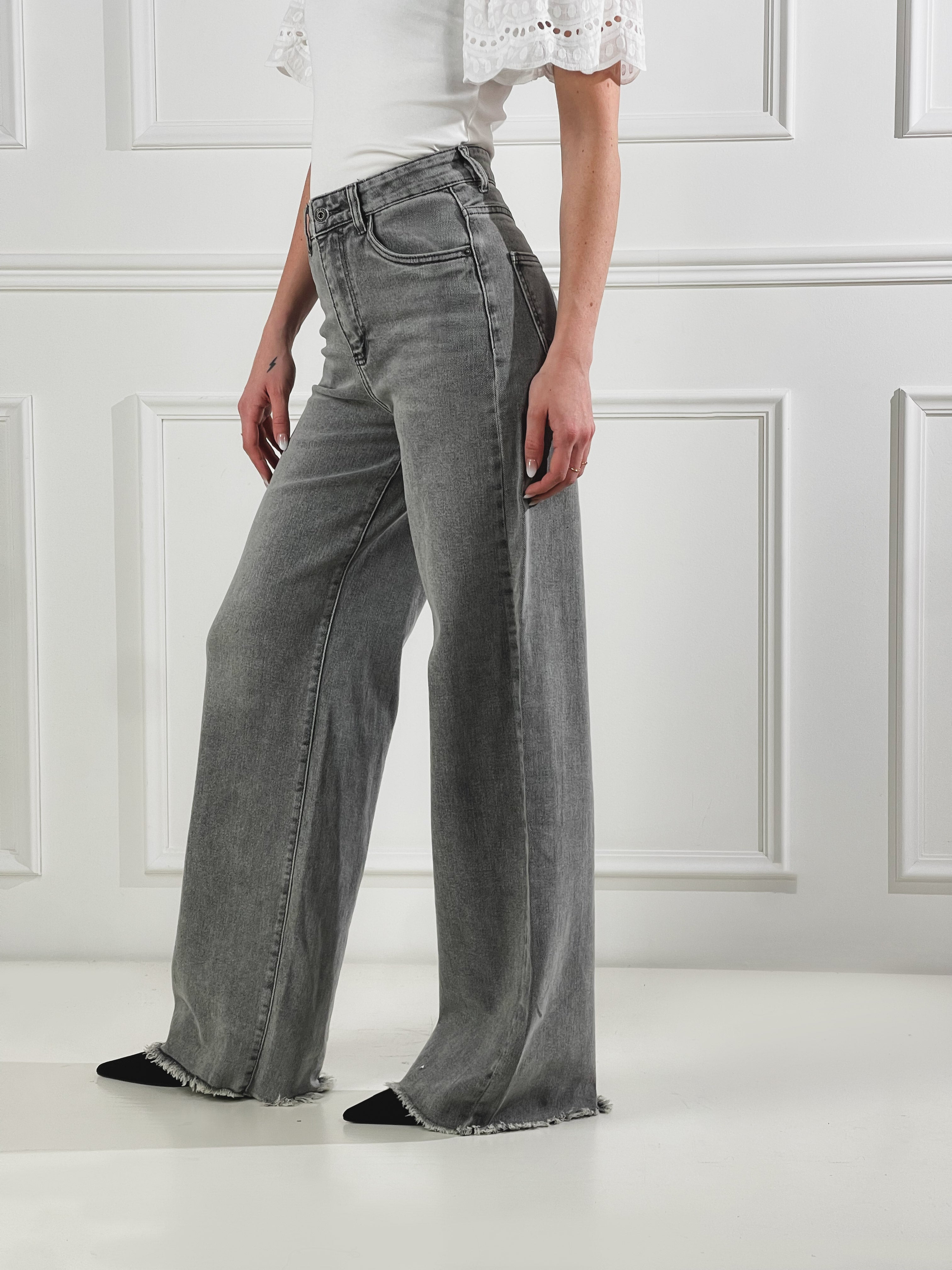 Jeans Loren STRAIGHT|Colore:Grigio chiaro