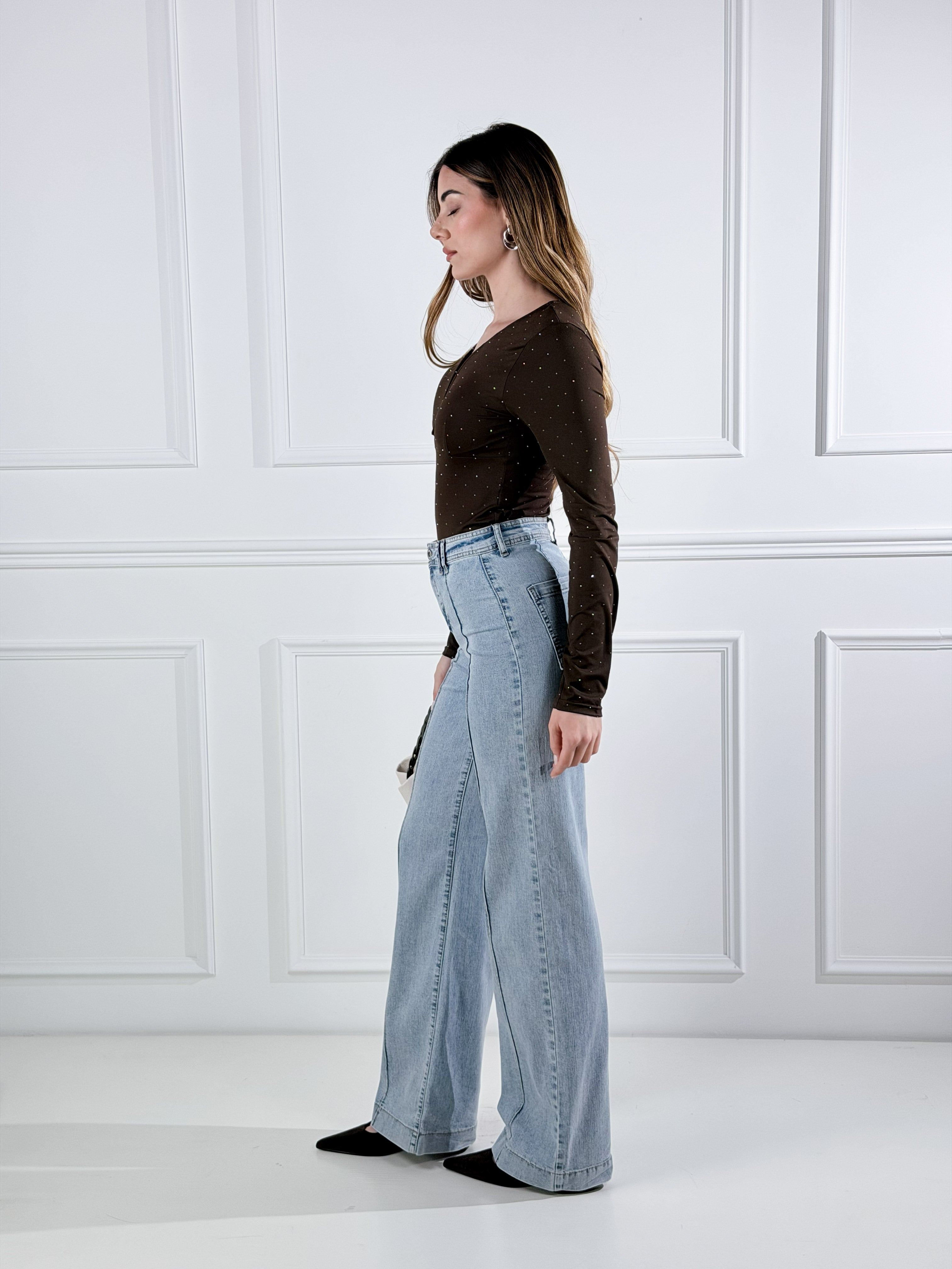 Jeans Elisa Straight |Colore:Blu chiaro