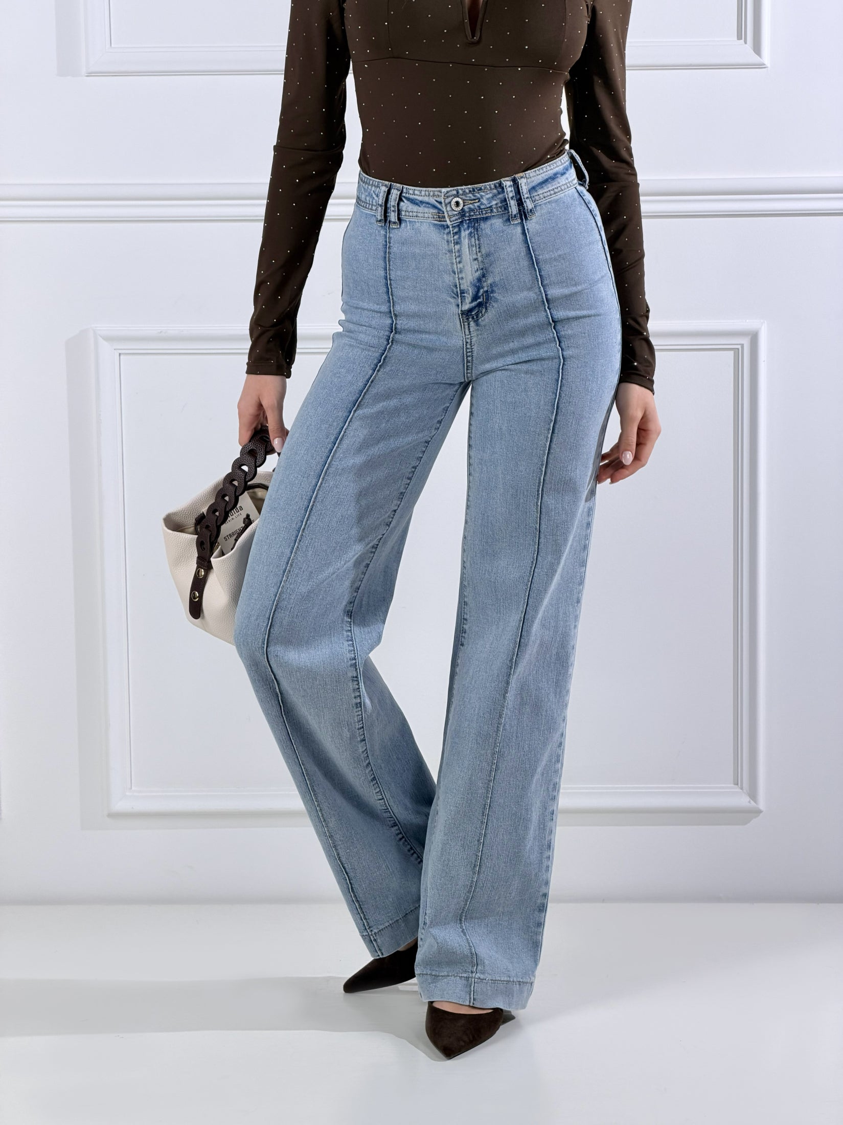 Jeans Elisa Straight |Colore:Blu chiaro