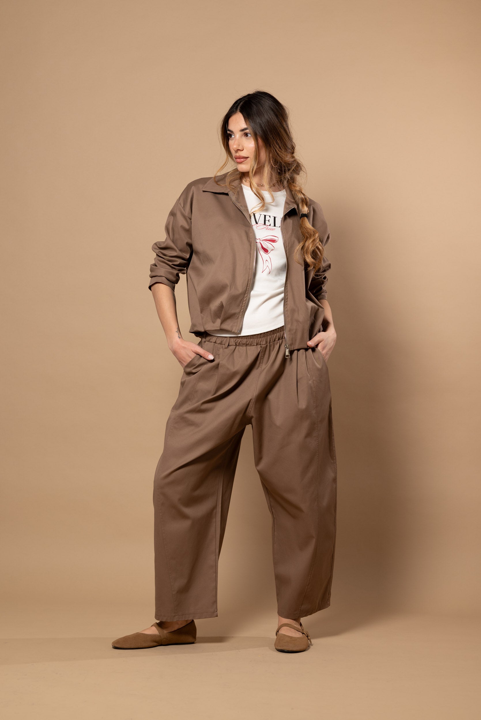 Giacca strutturata|Colore:Cammello