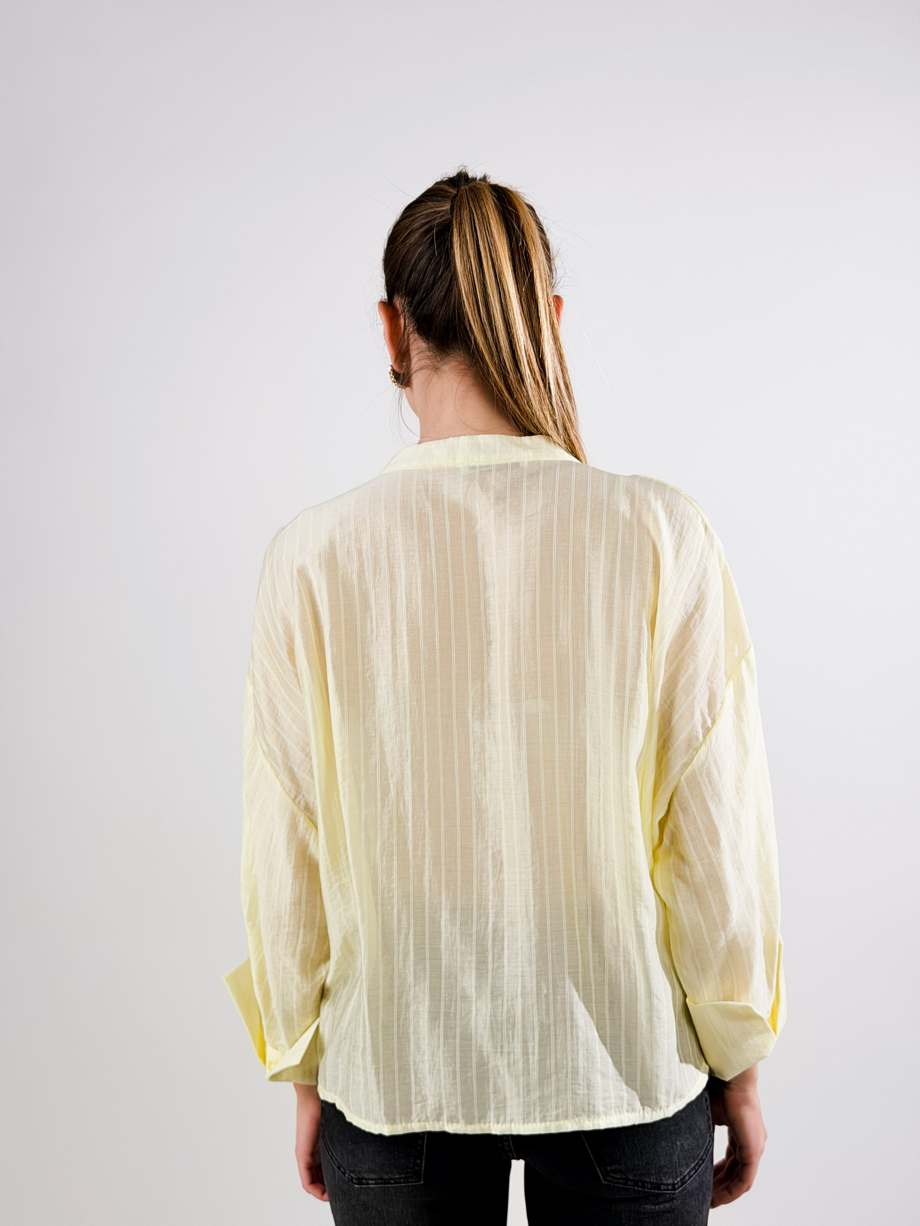 Camicia Ballon|Colore:Giallo