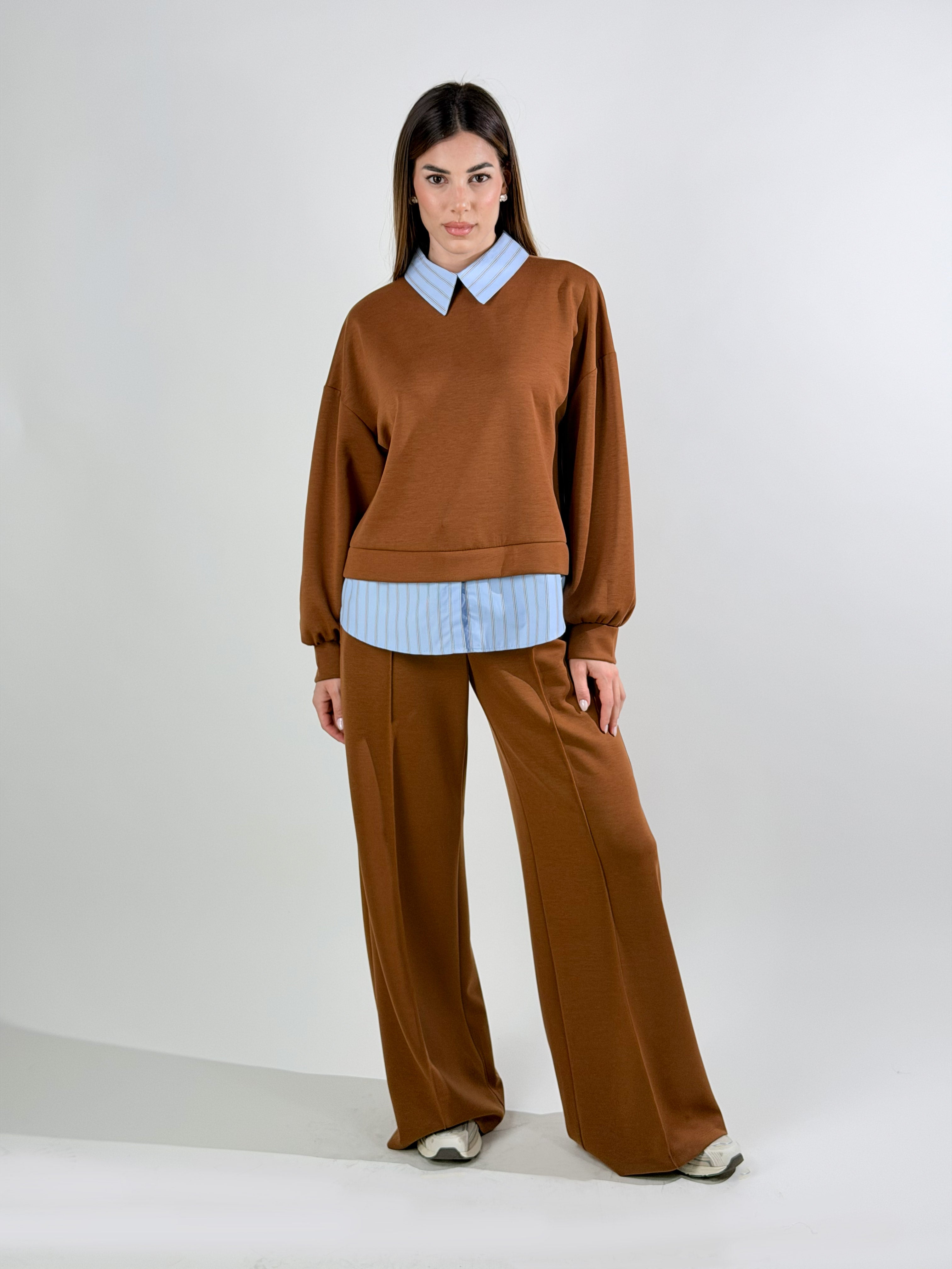 Pantalone L|Colore:Tabacco