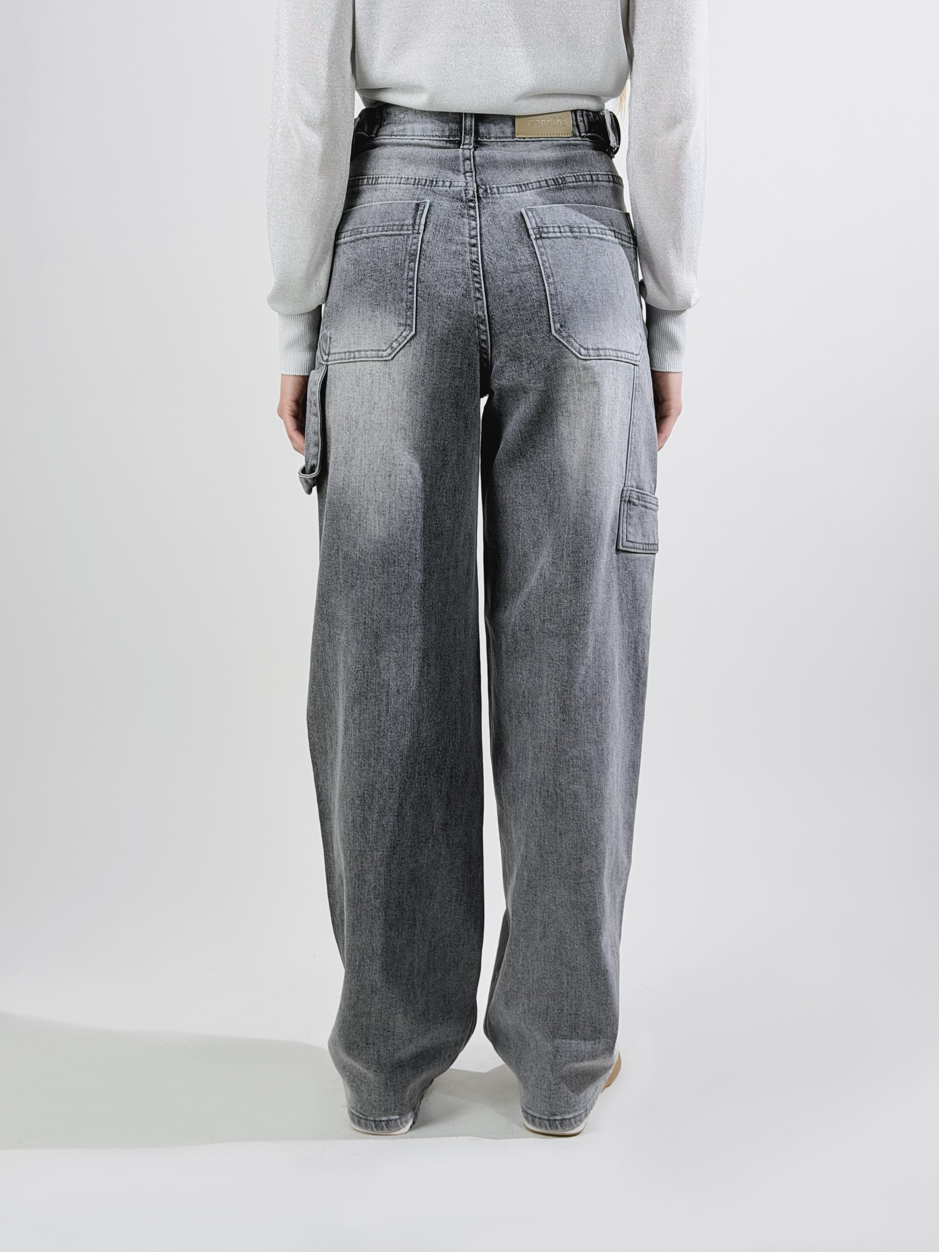 Jeans baggy carpenter|Colore:Grigio