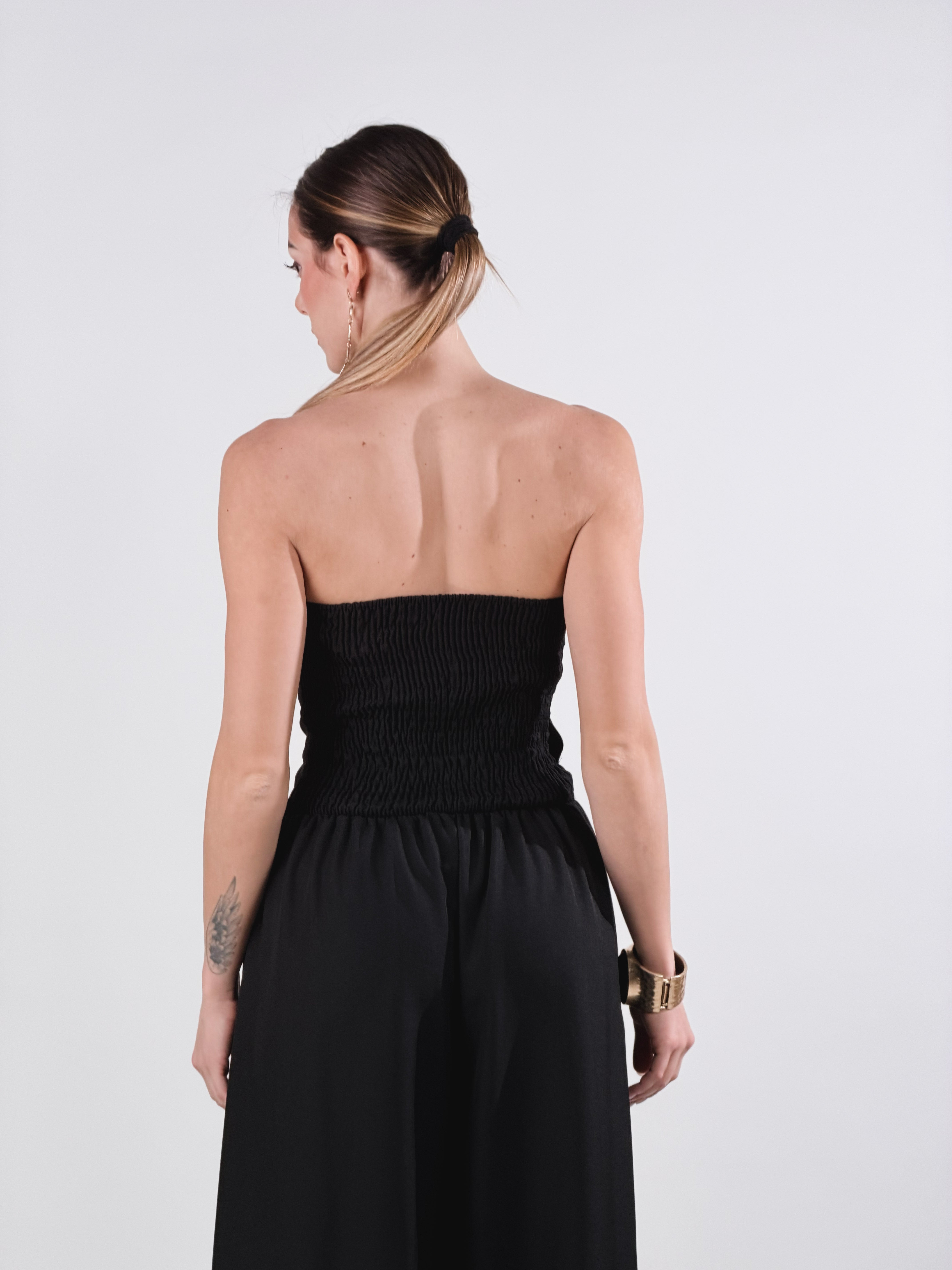 Tuta Bustier|Colore:Nero