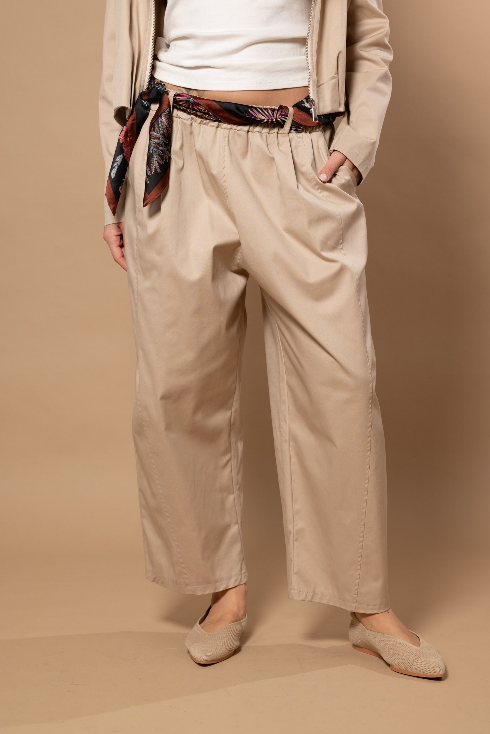 Pantalone ballon|Colore:Beige