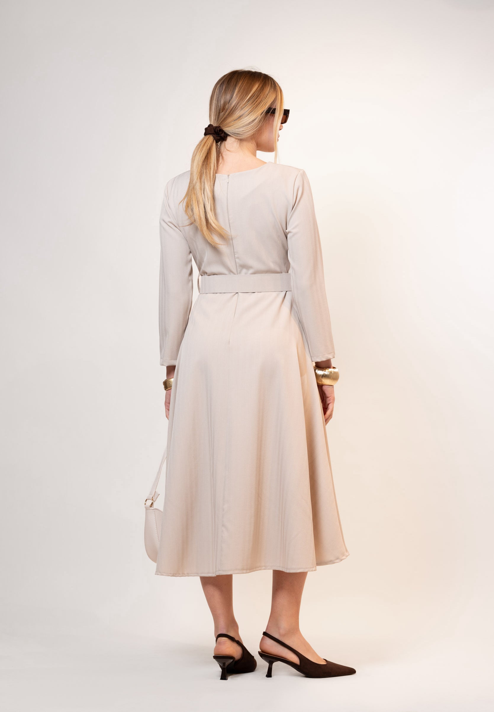 Abito Belt|Colore:Beige