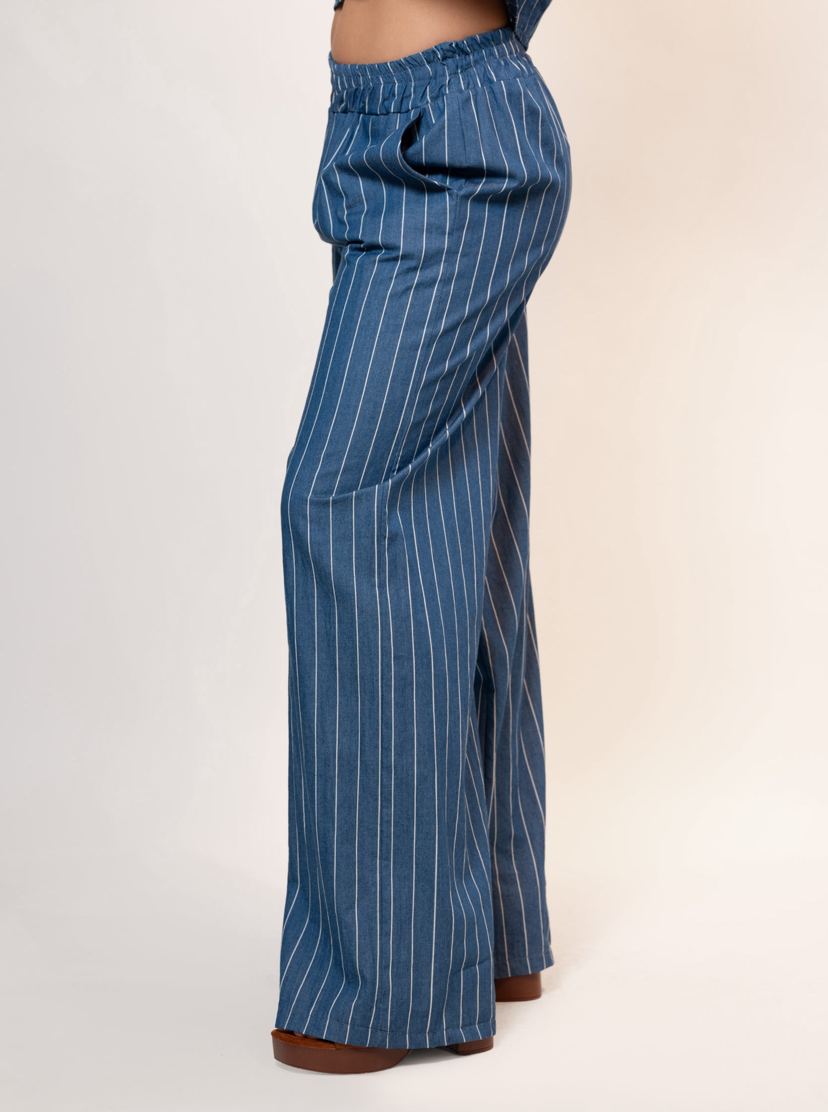 Pantalone Stripe |Colore:Jeans scuro