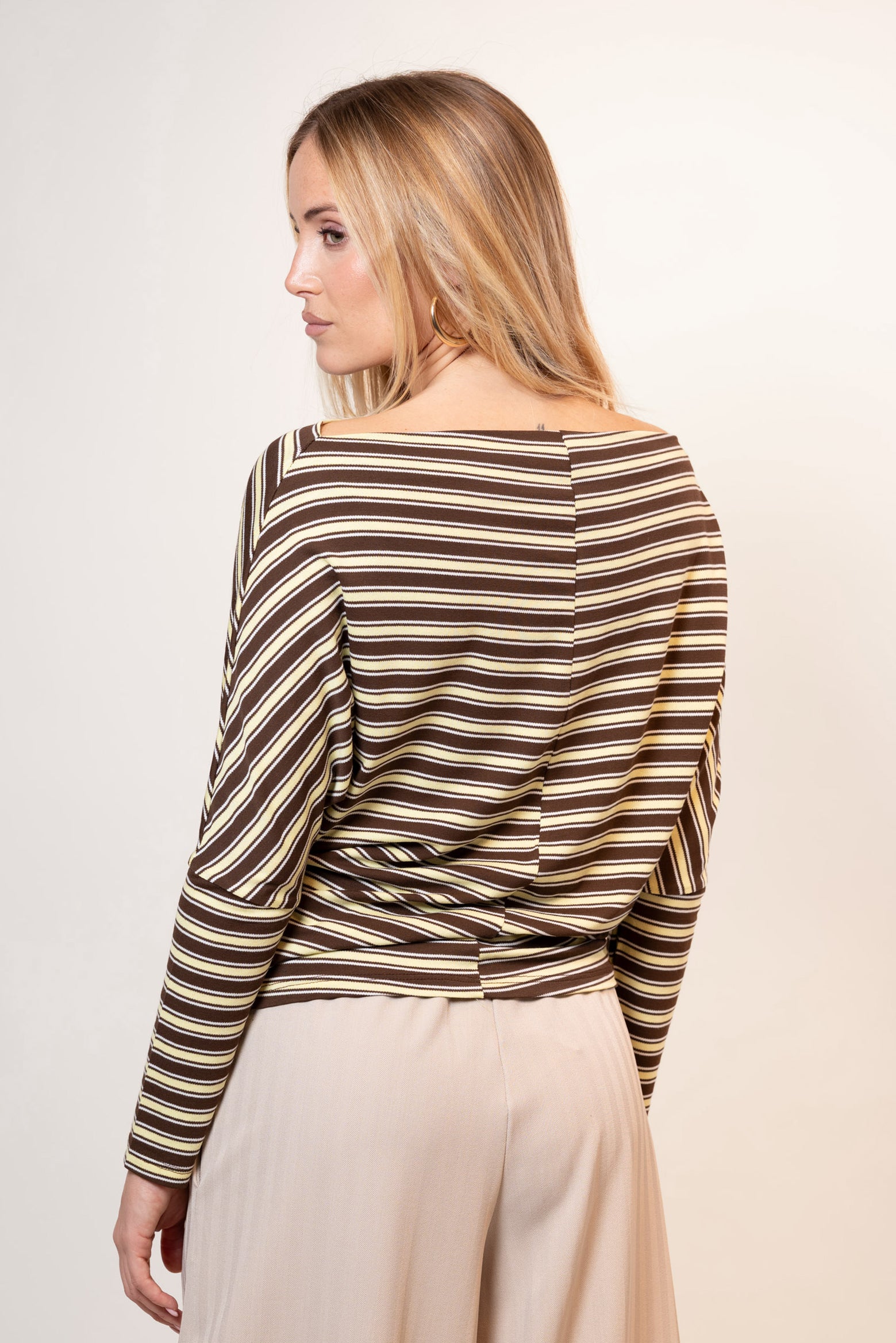 Maglia Asia Asimmetrica|Colore:Giallo/moro