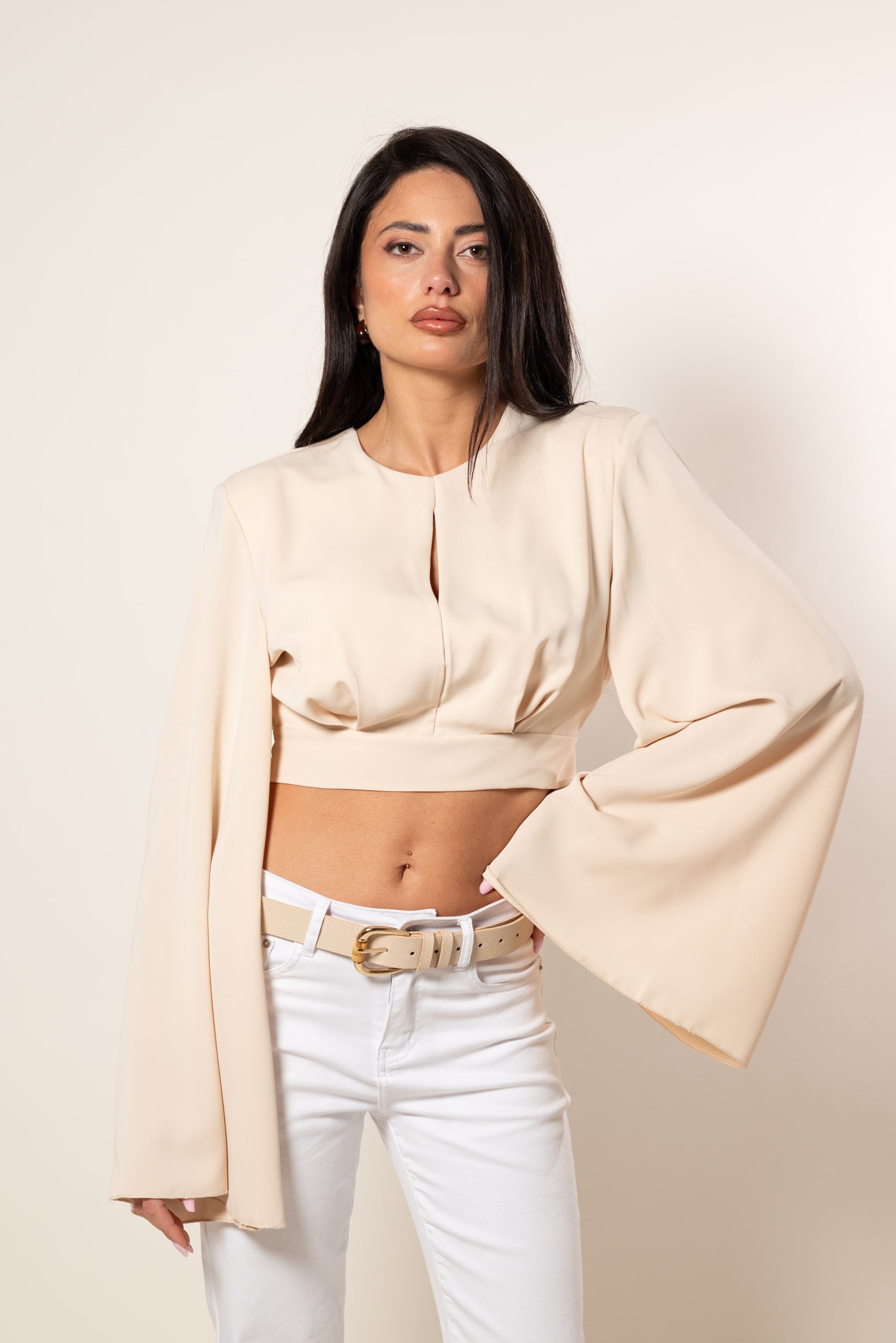 Blusa Campana|Colore:Beige