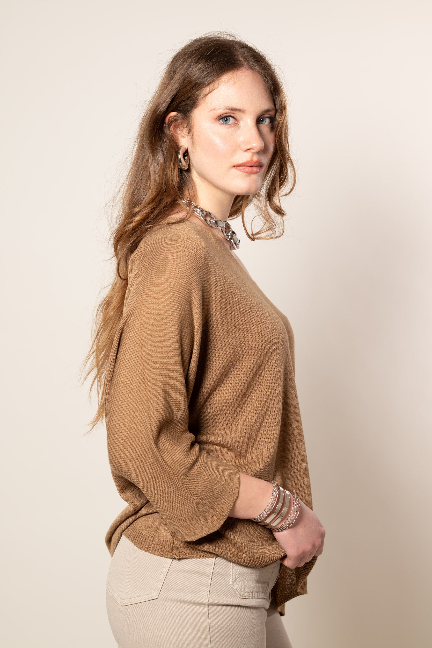 Maglia Selly|Colore:Cammello