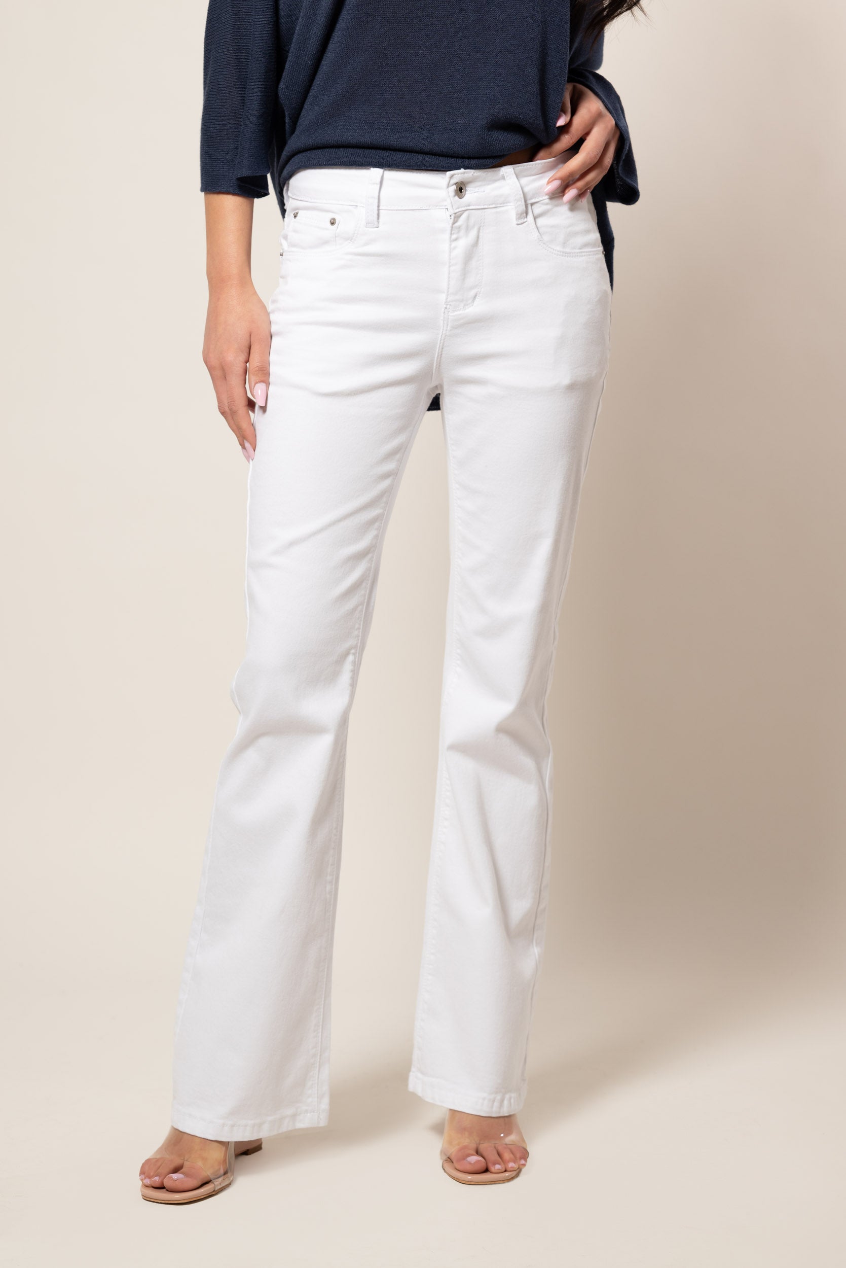 jeans colorato  Bootcut|Colore:Bianco