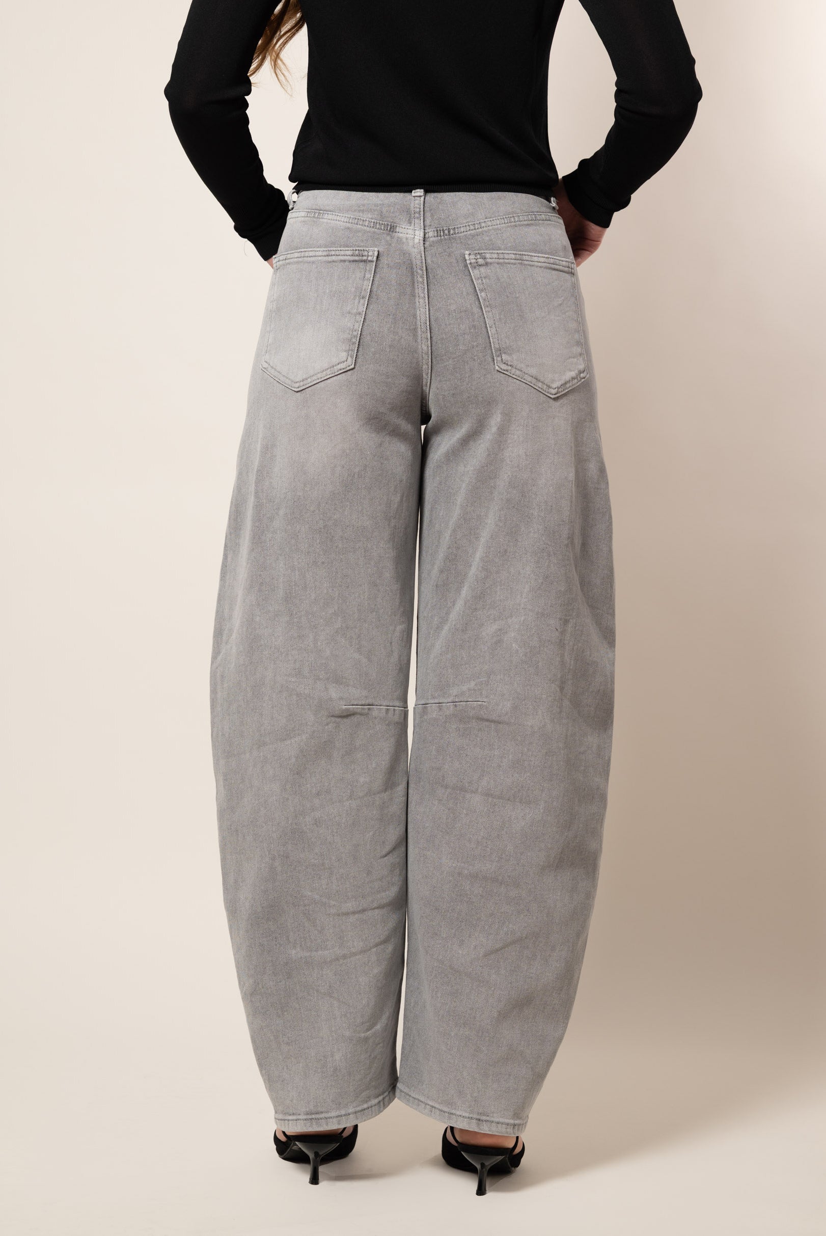 Jeans louvre|Colore:Grigio chiaro