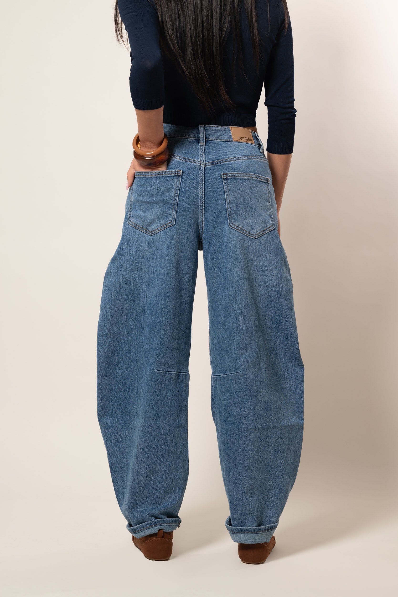 Jeans louvre|Colore:Blu medio