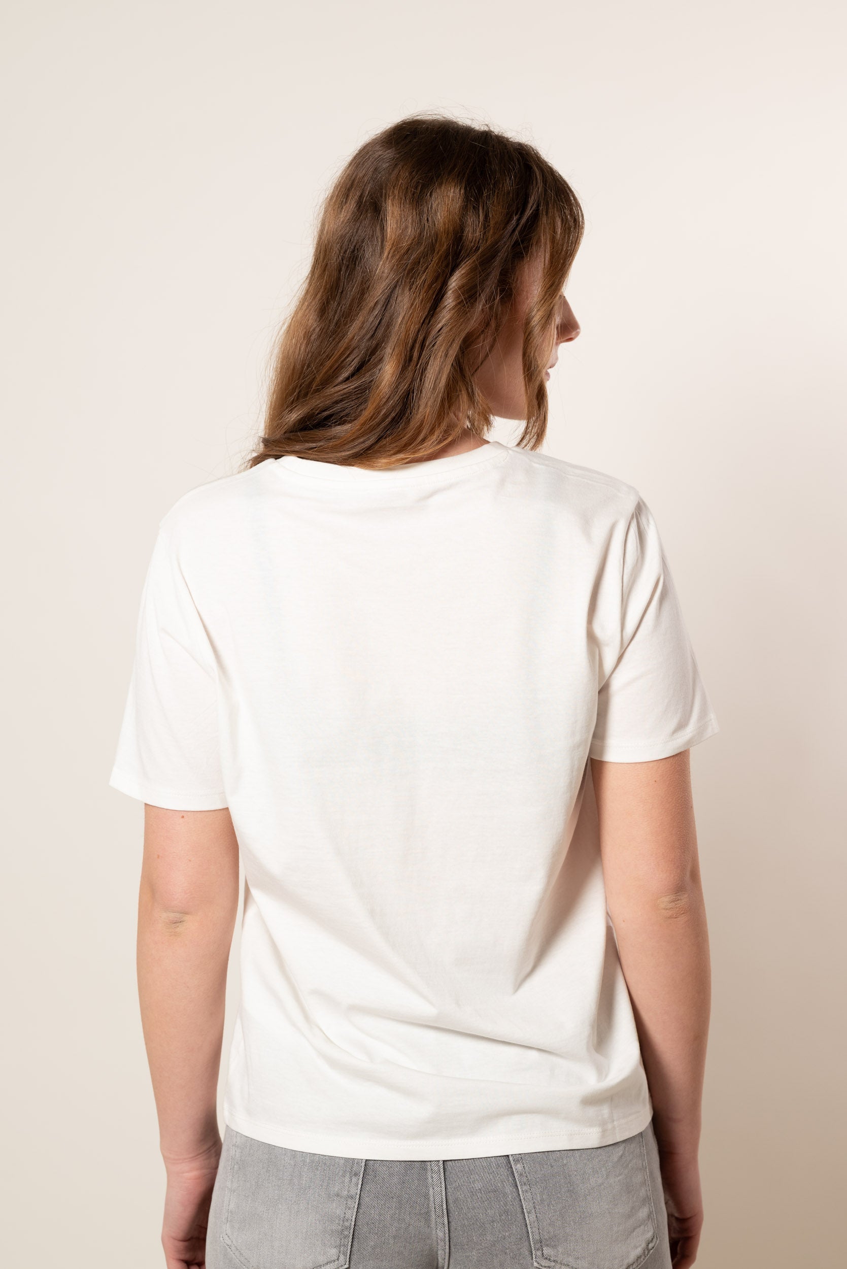 T - shirt Golden Nature|Colore:Bianco latte