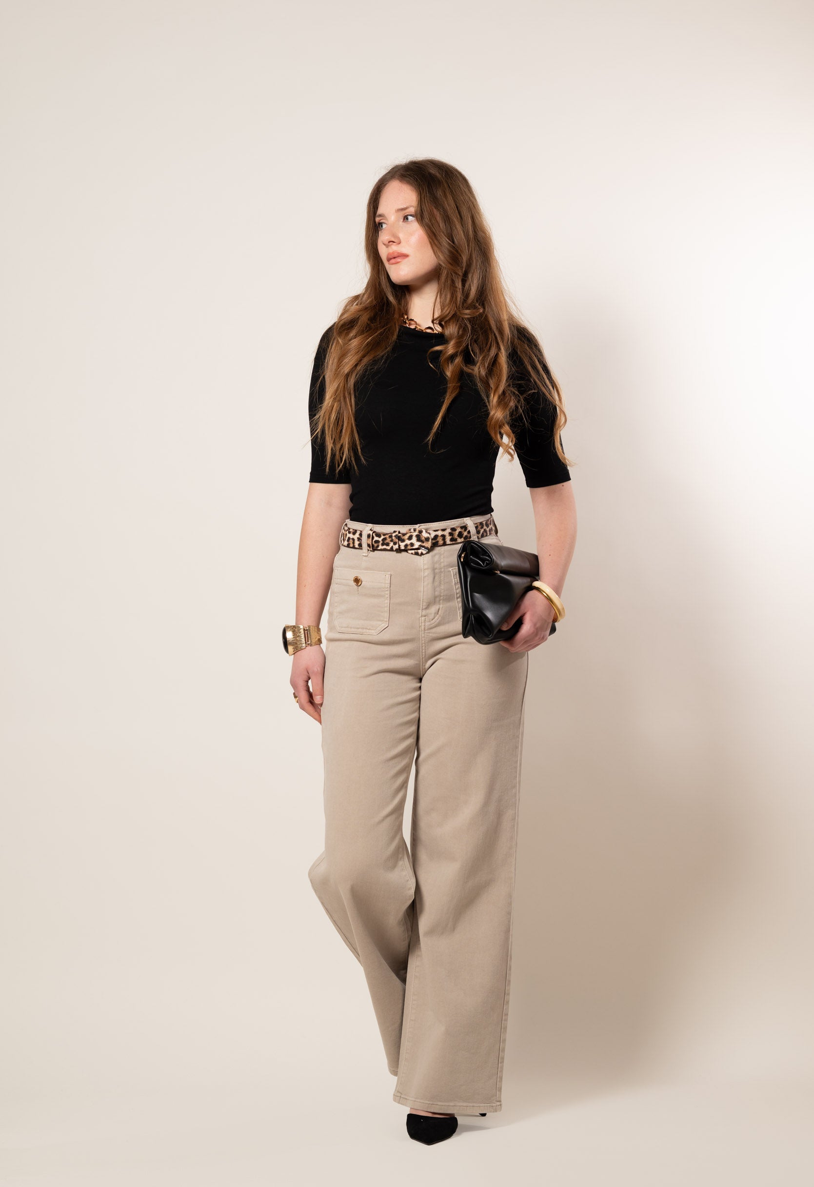 Maglia scollo a barca Marina|Colore:Nero