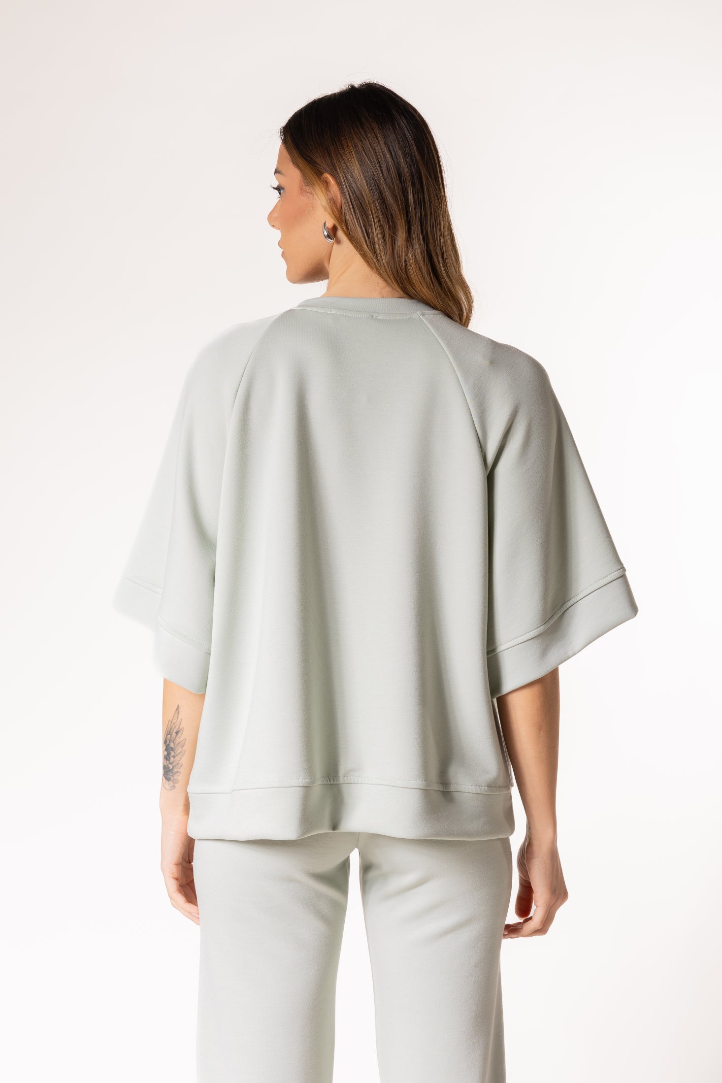 Maglia oversize maniche raglan|Colore:Menta