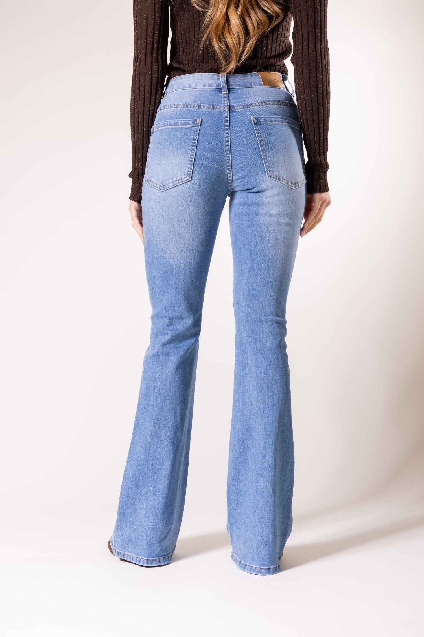 Jeans Zampa|Colore:Blu medio