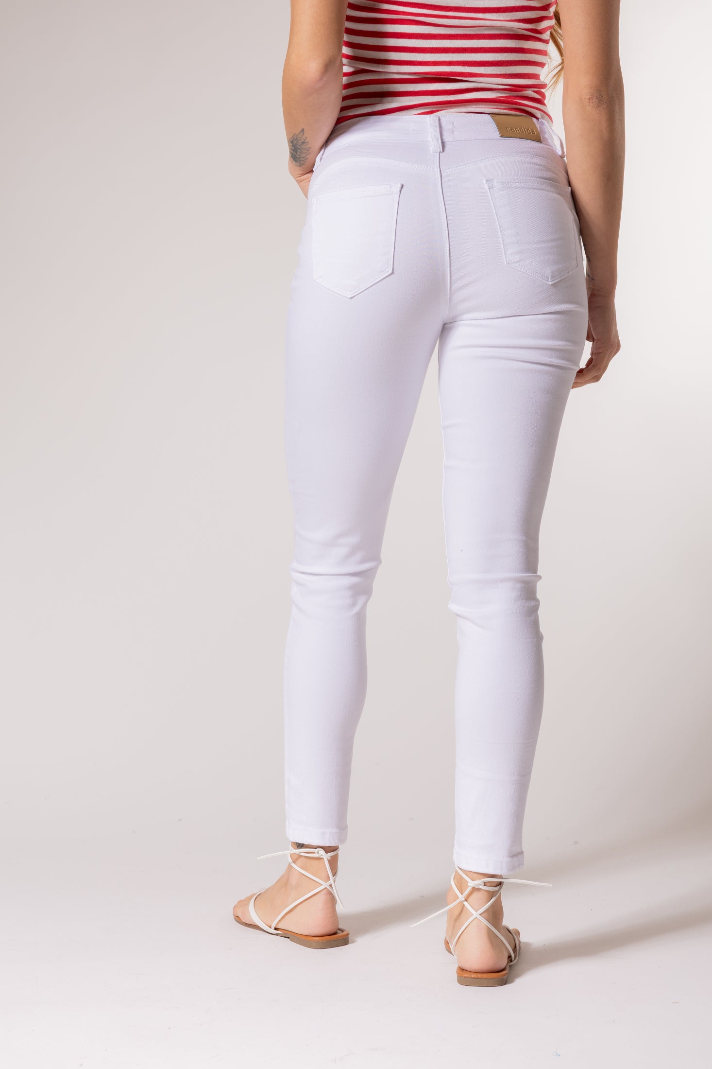Jeans colorato Skinny|Colore:Bianco