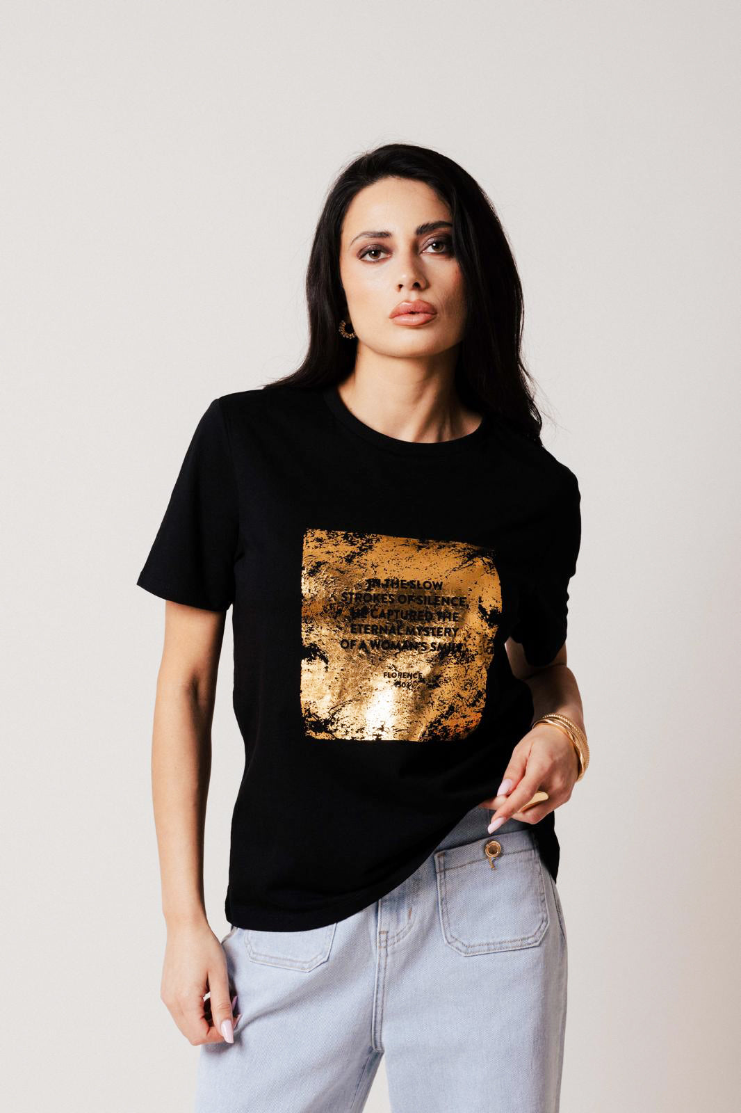 T -Shirt  The slow|Colore:Nero