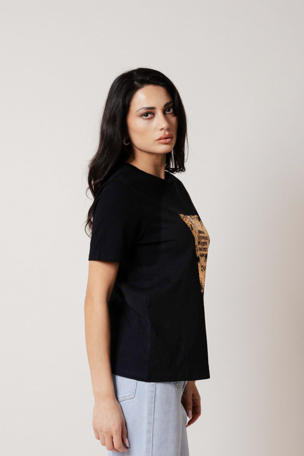 T -Shirt  The slow|Colore:Nero