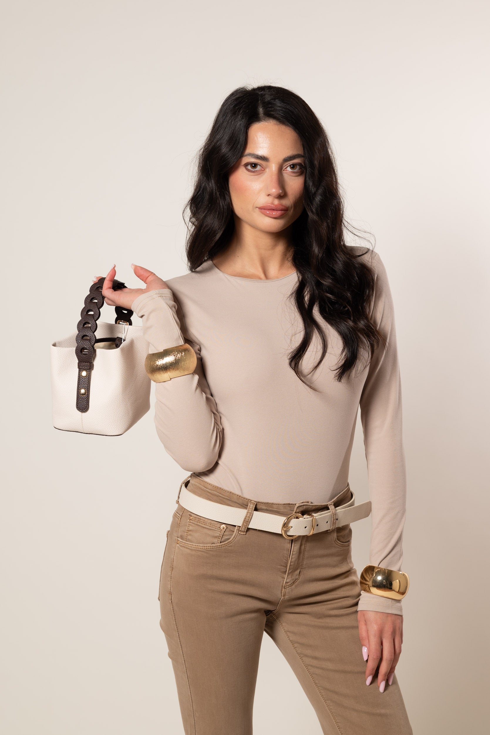 Body Manica lunga|Colore:Beige