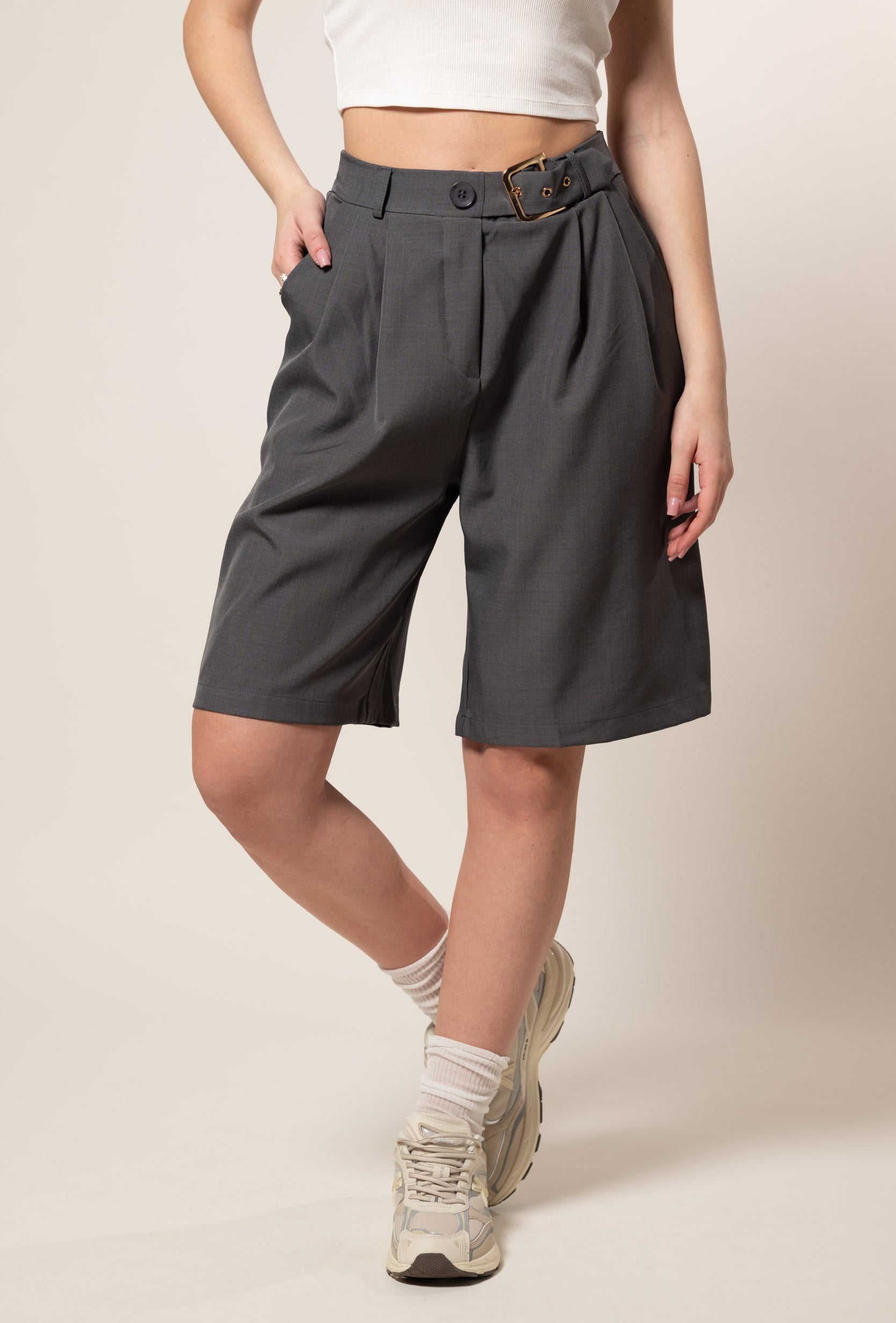 Bermuda Paris|Colore:Grigio