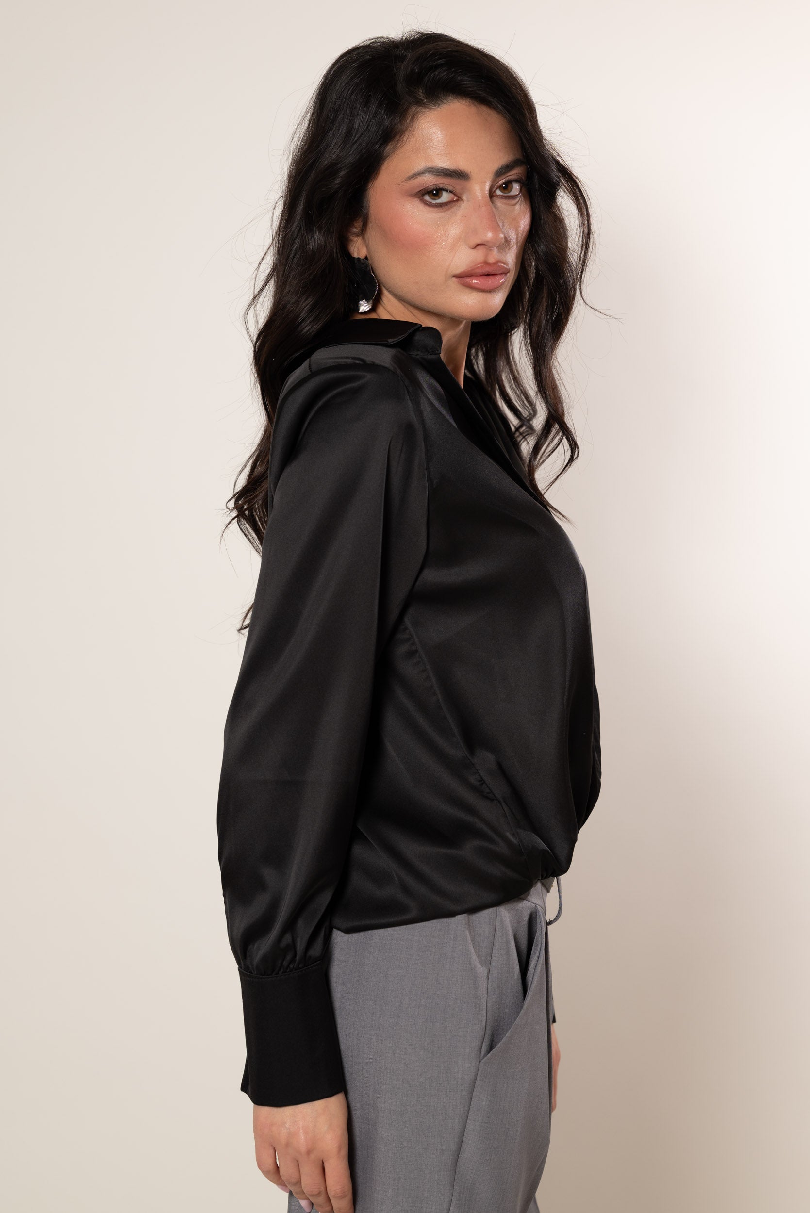 Camicia portafoflio|Colore:Nero