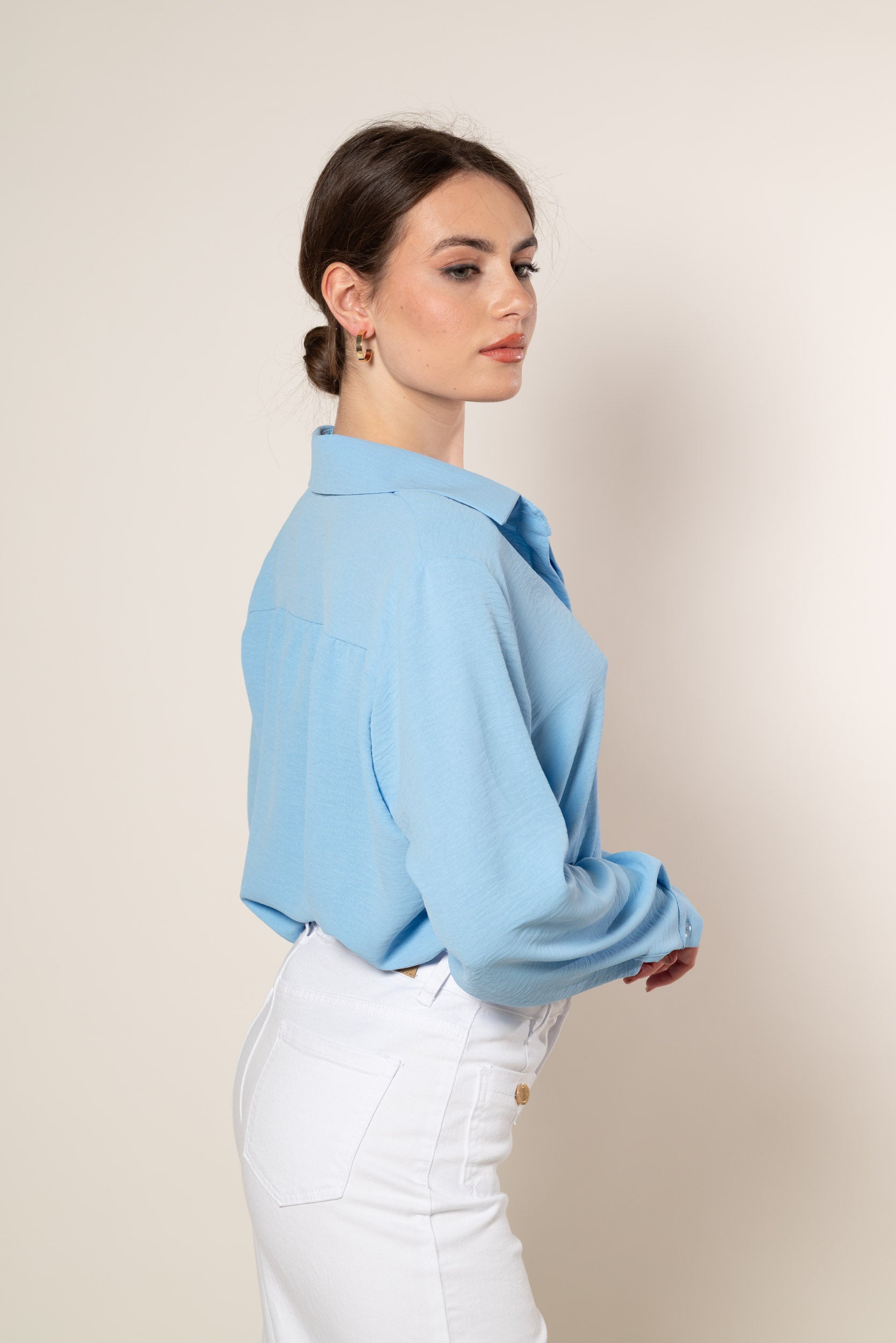 Camicia Alessia|Colore:Celeste