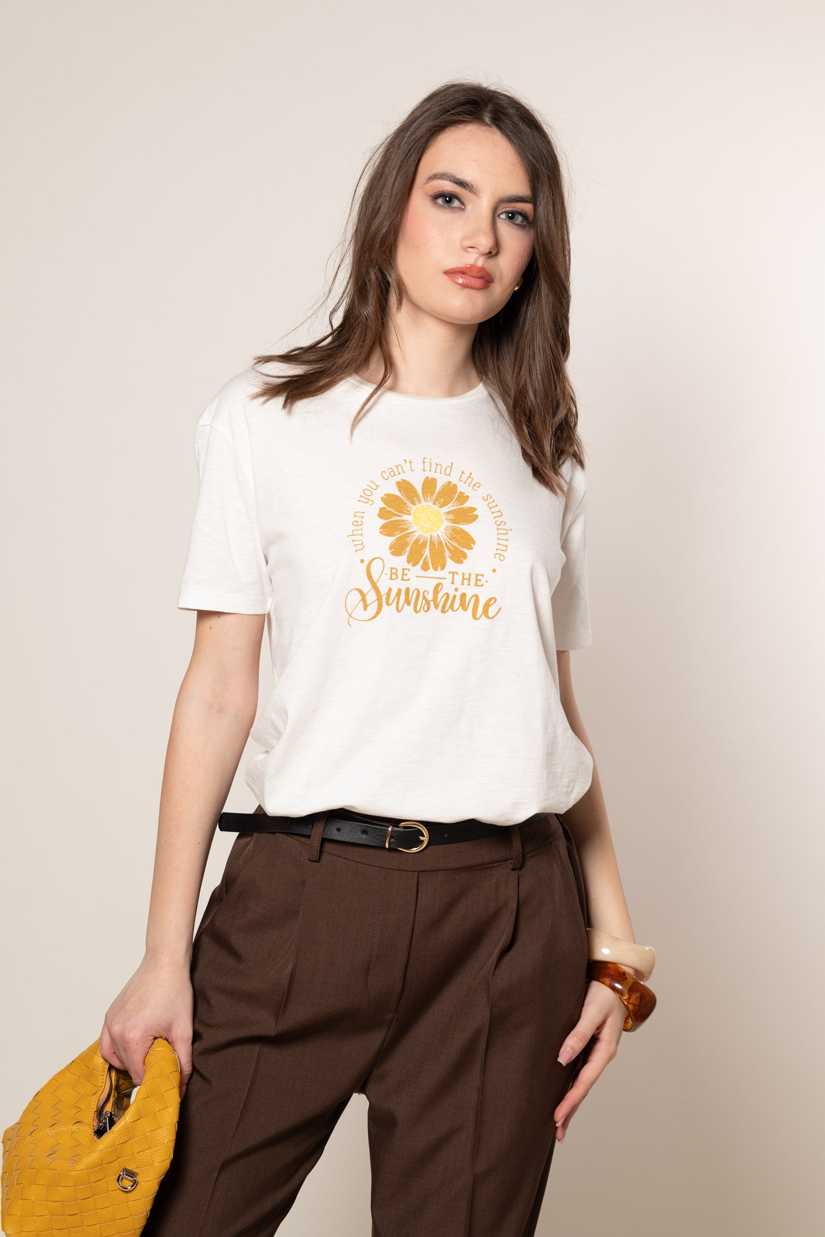 T- Shirt Maggie|Colore:Bianco latte
