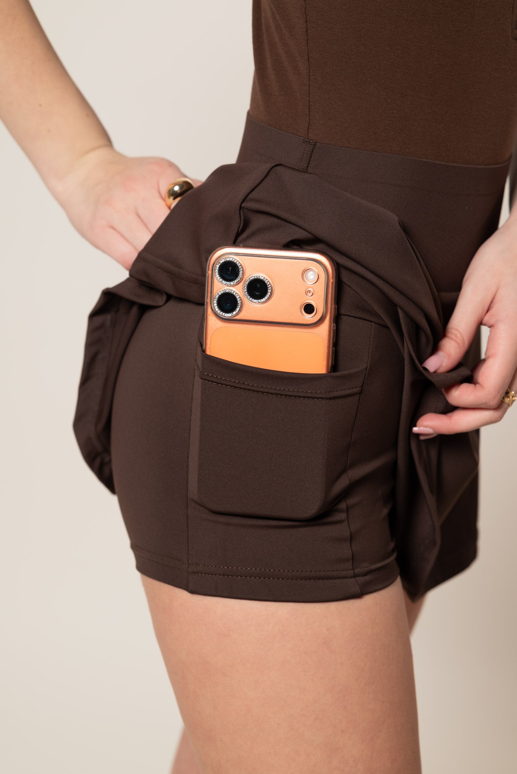 Fitness Shorts|Colore:Caffe