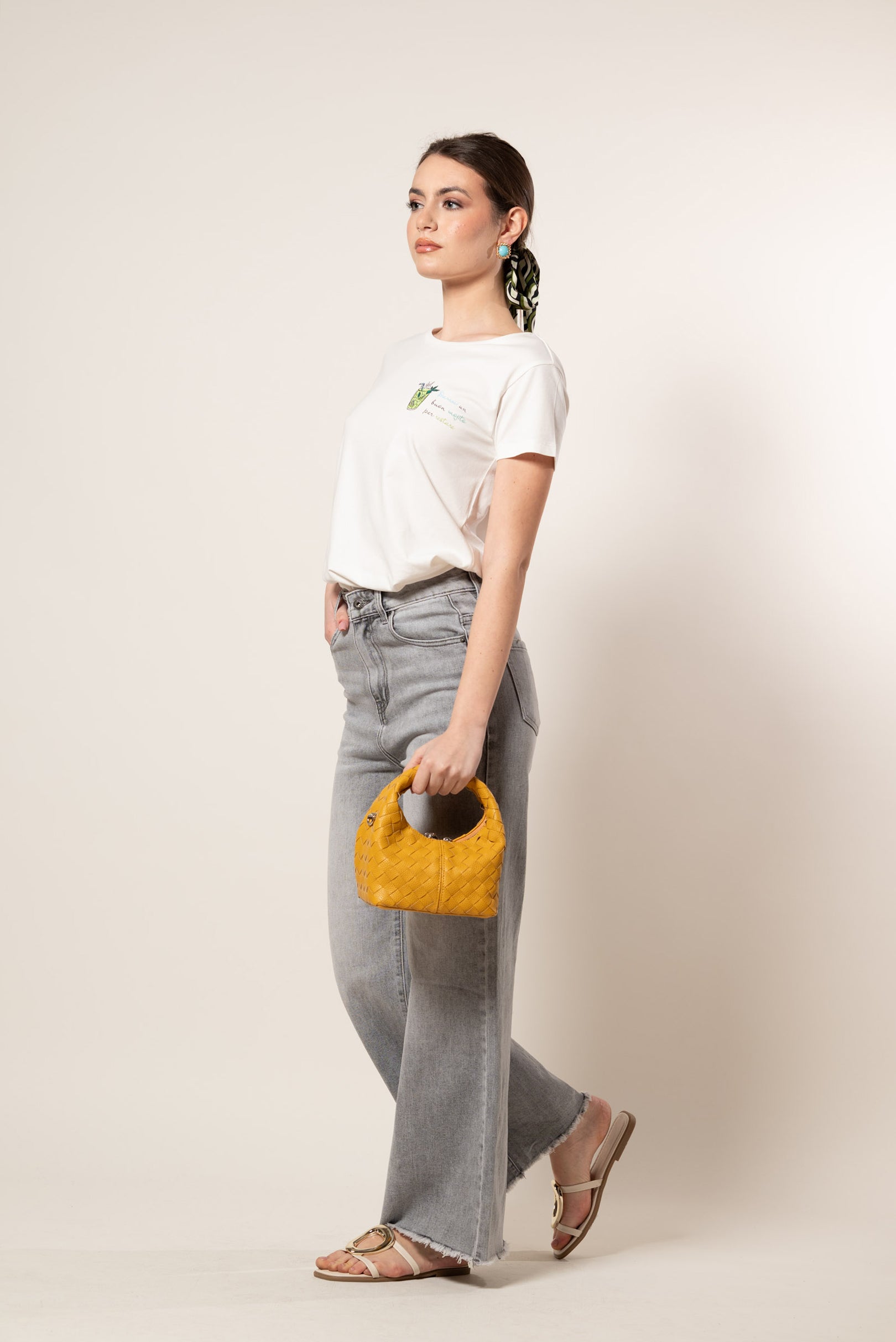 T - Shirt Cocktail|Colore:Bianco latte