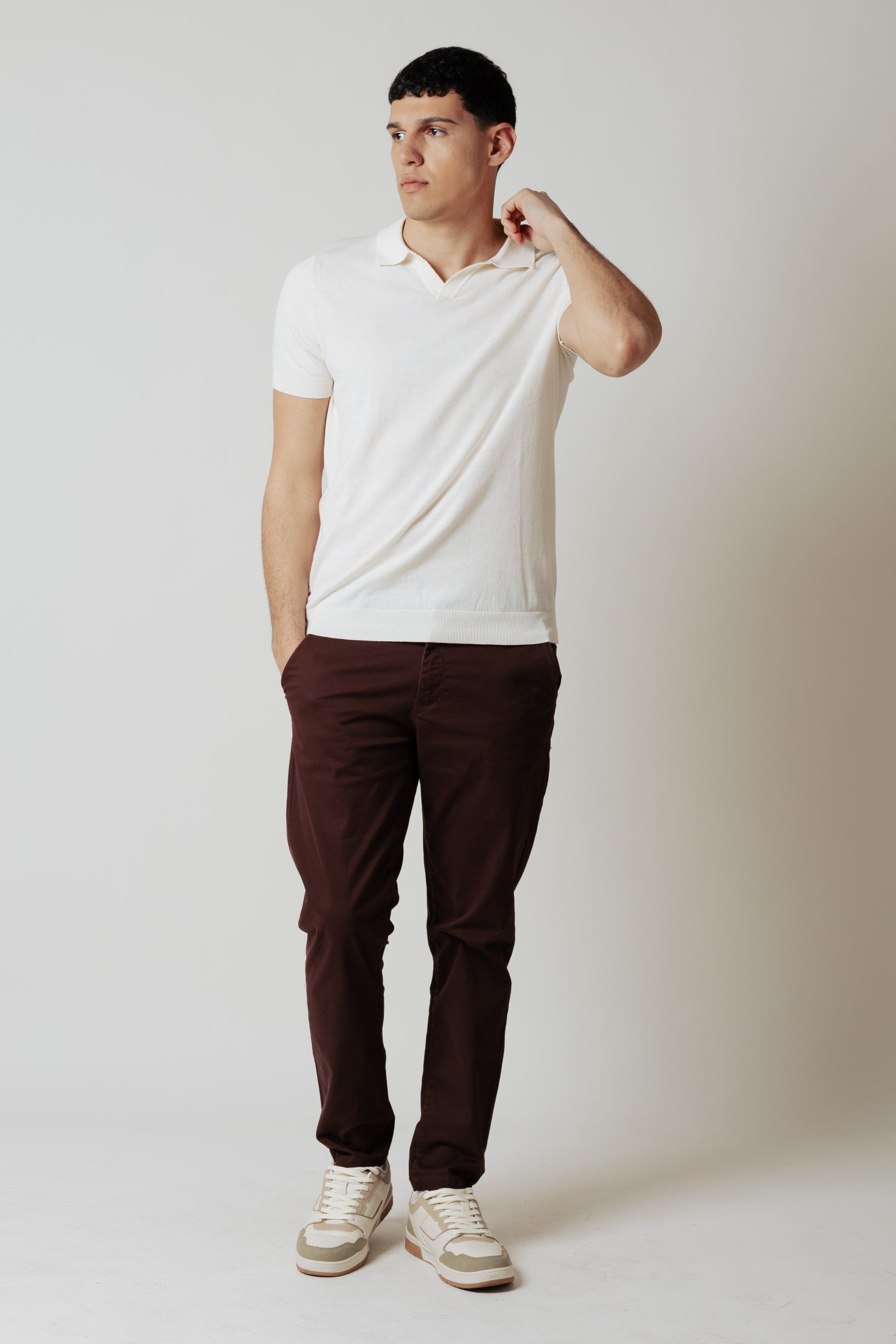 Pantaoni Chino Regular|Colore:Moro