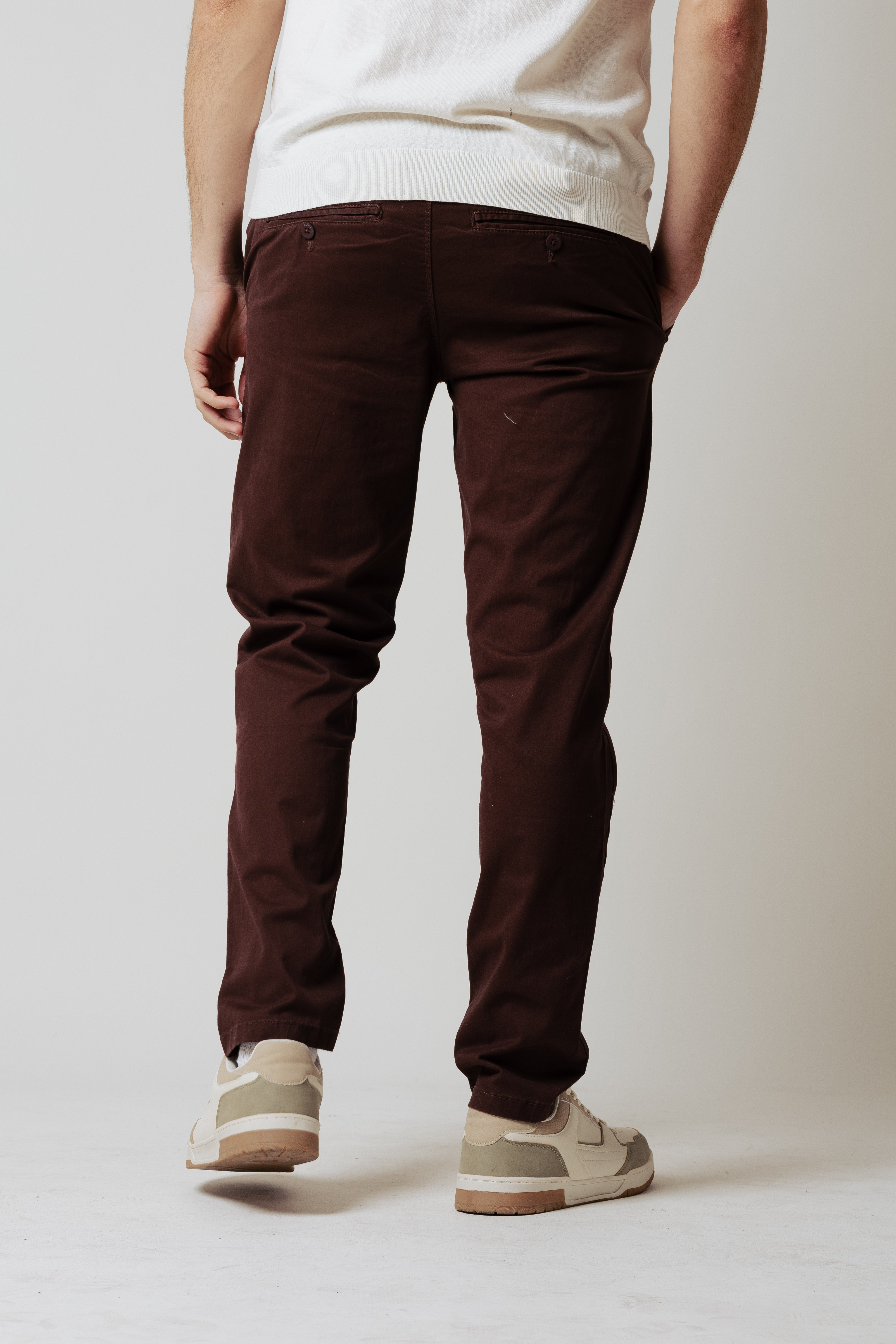 Pantaoni Chino Regular|Colore:Bordeaux