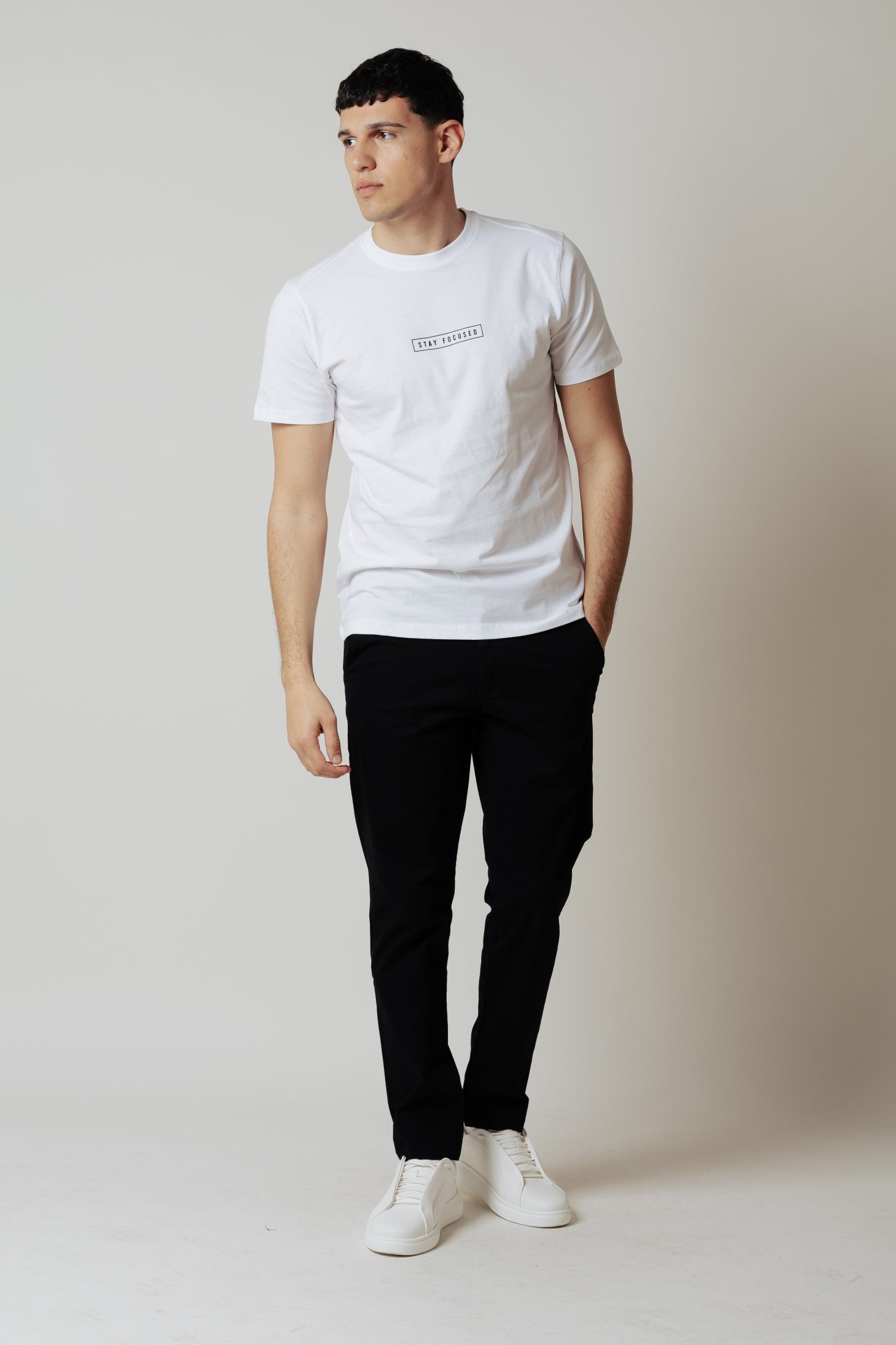 Pantaoni Chino Regular|Colore:Nero