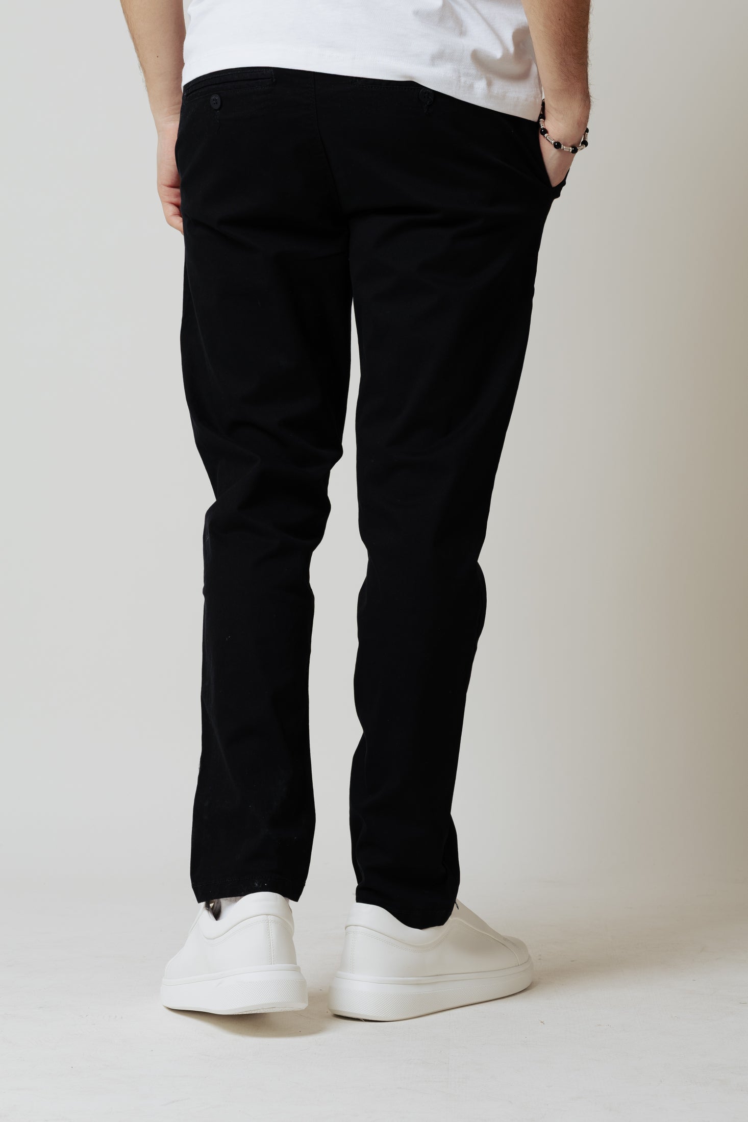 Pantaoni Chino Regular|Colore:Nero