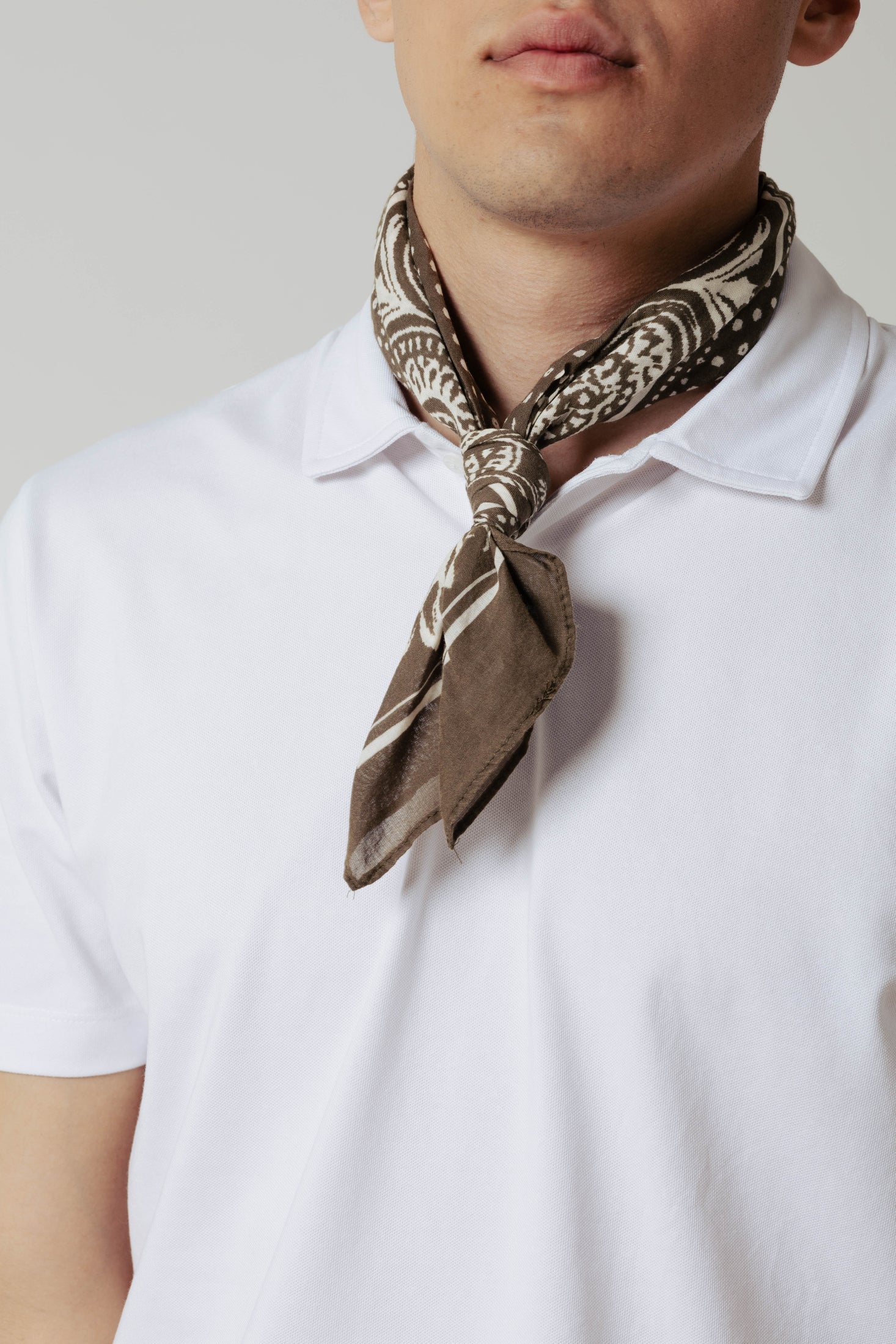 Polo open collar|Colore:Bianco