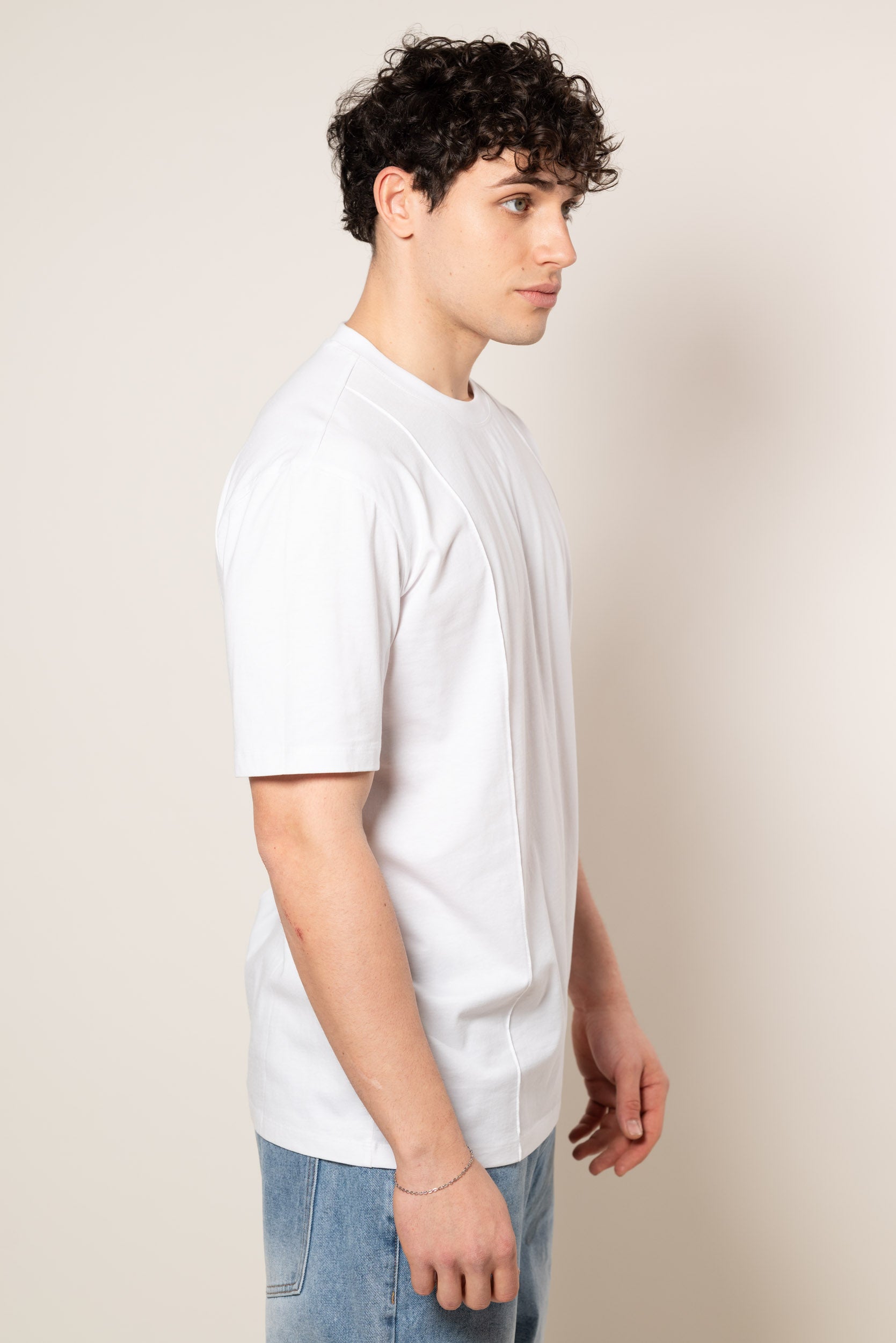 T-shirt Strutturata|Colore:Bianco