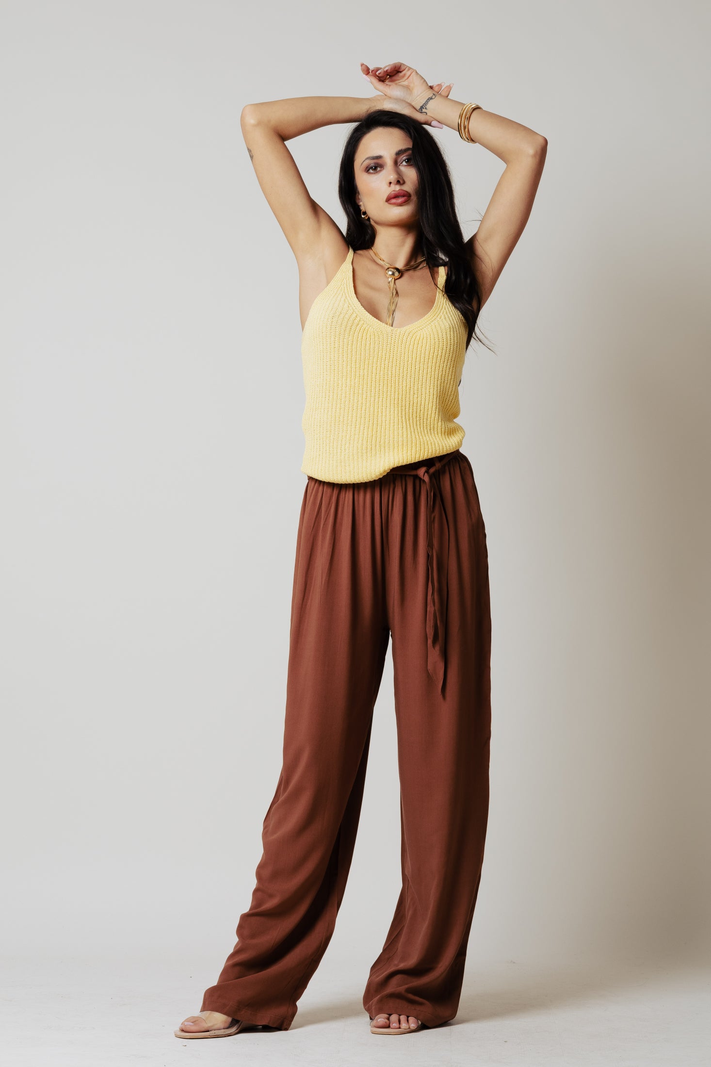 Top in filo|Colore:Giallo