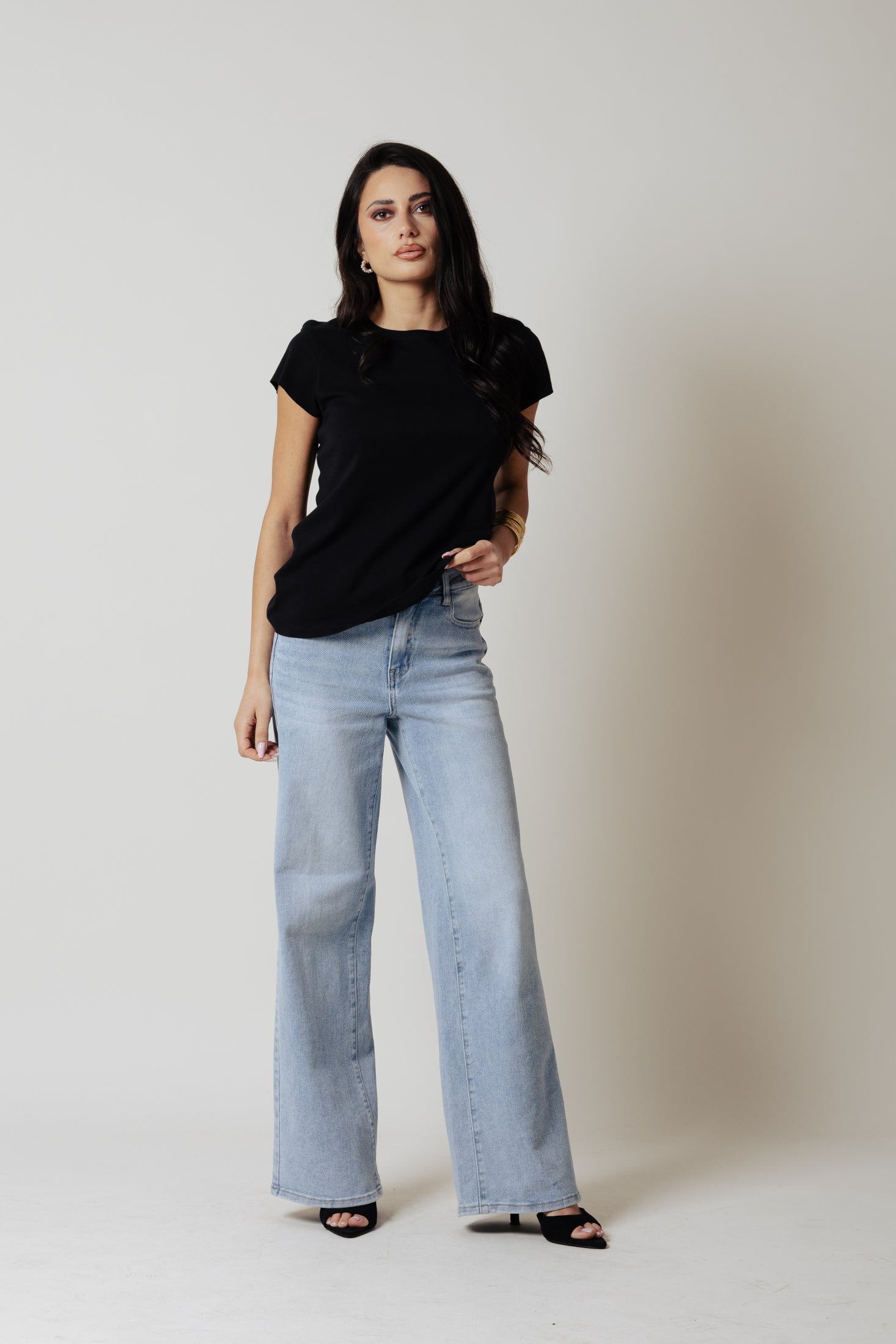 T-Shirt cotone |Colore:Nero