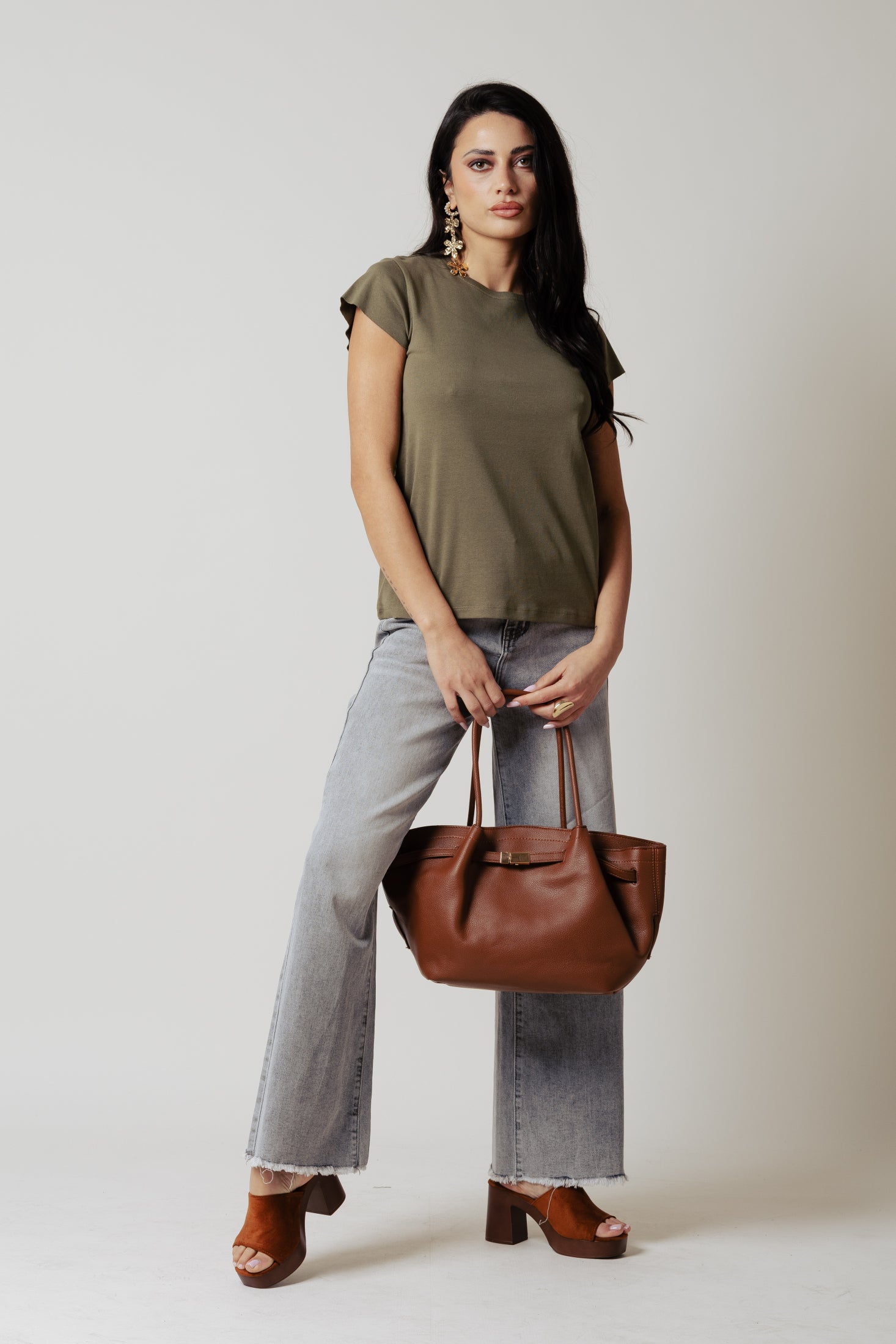 T-Shirt cotone |Colore:Salvia