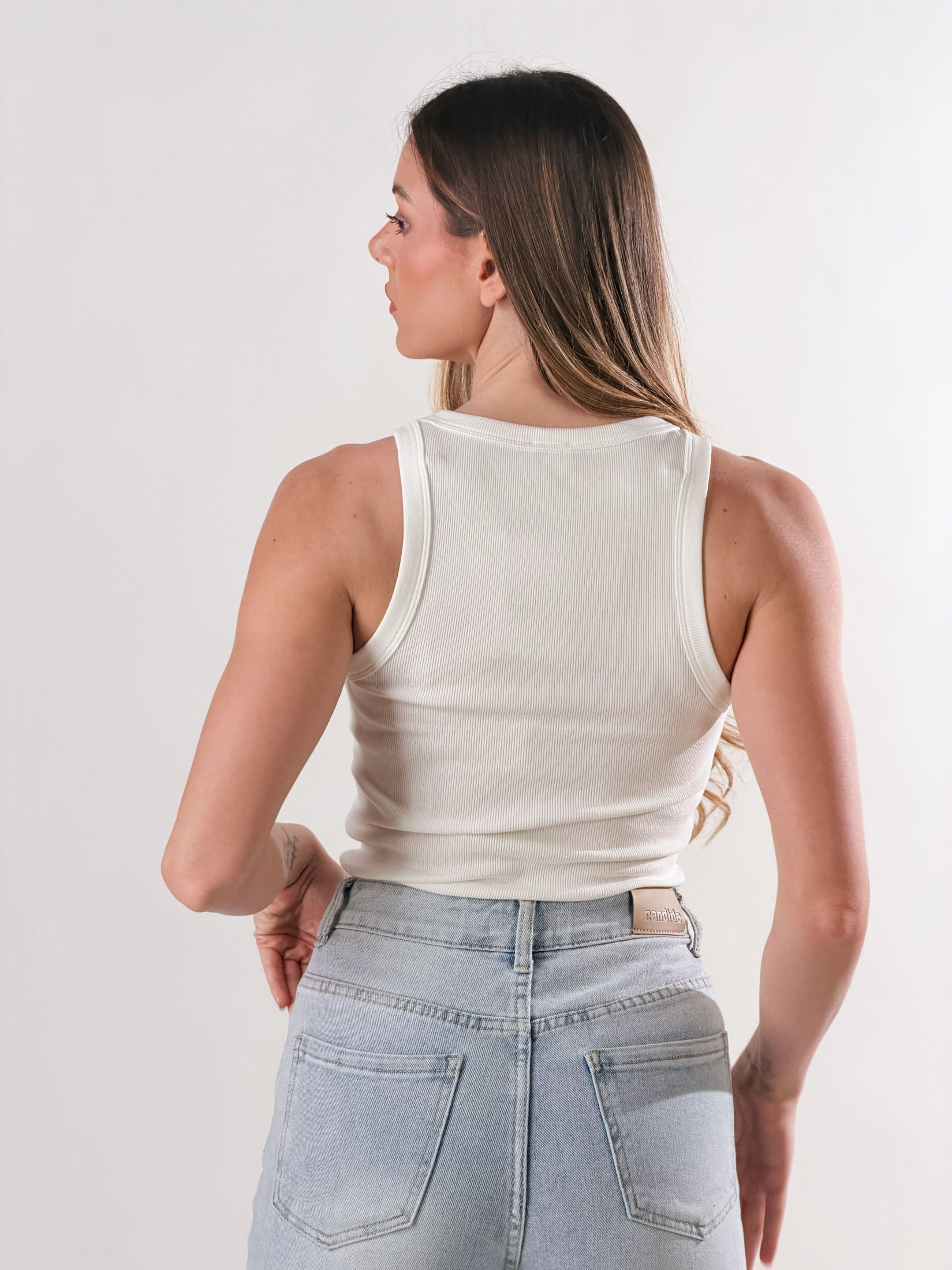 Canotta Stella|Colore:Bianco