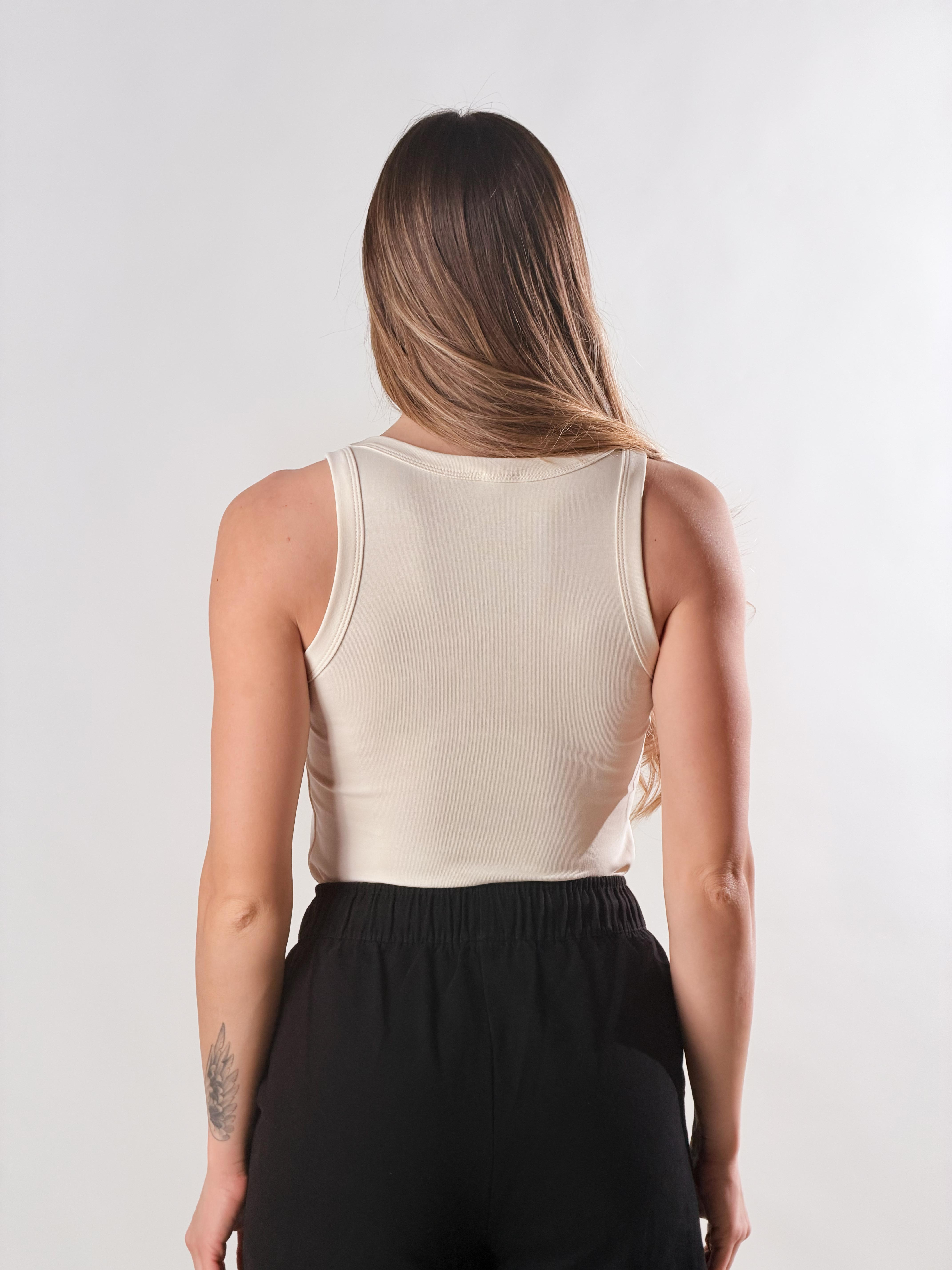 Canotta micro applicazione|Colore:Beige