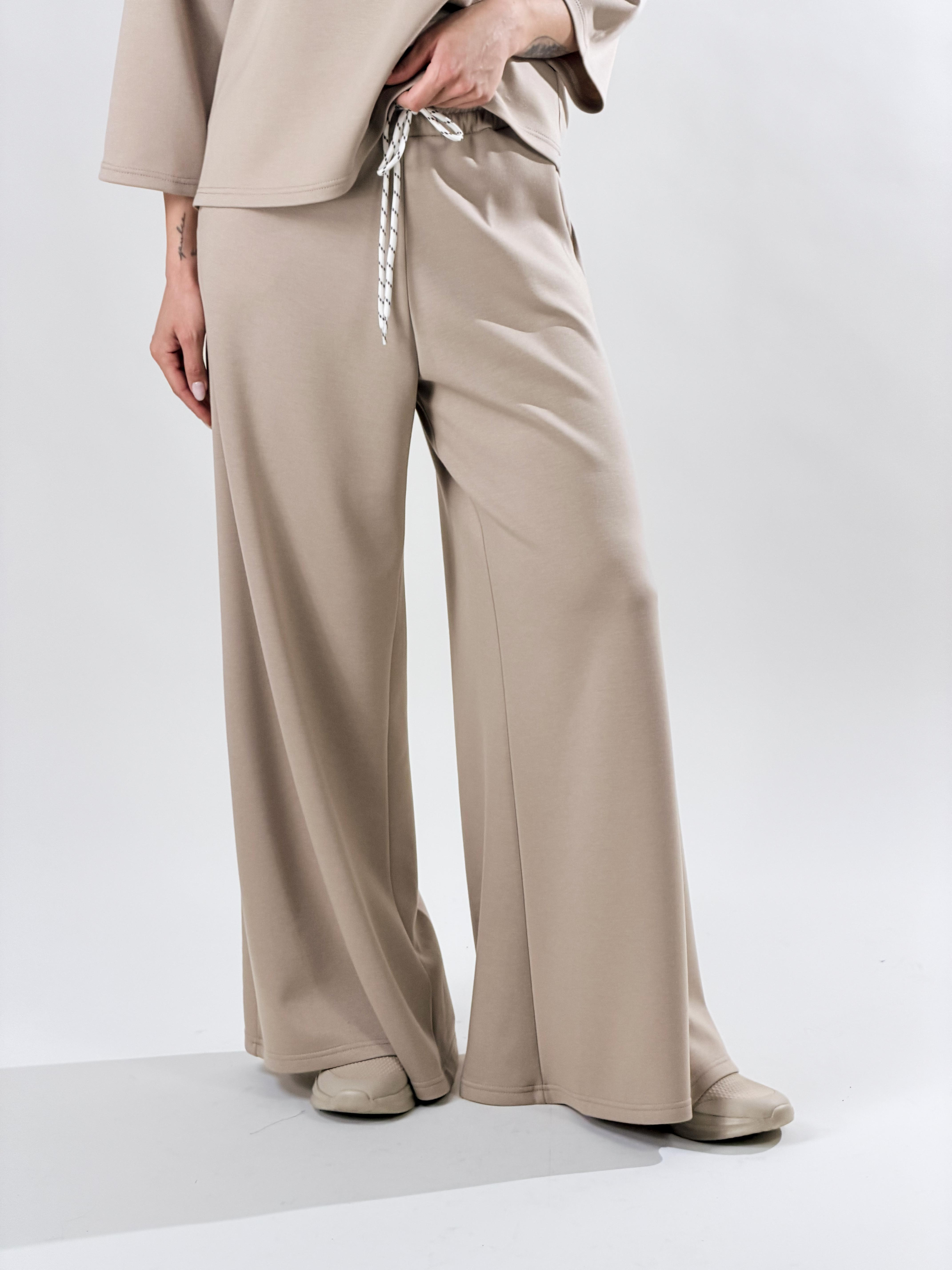 Pantalone Palazzo|Colore:Beige