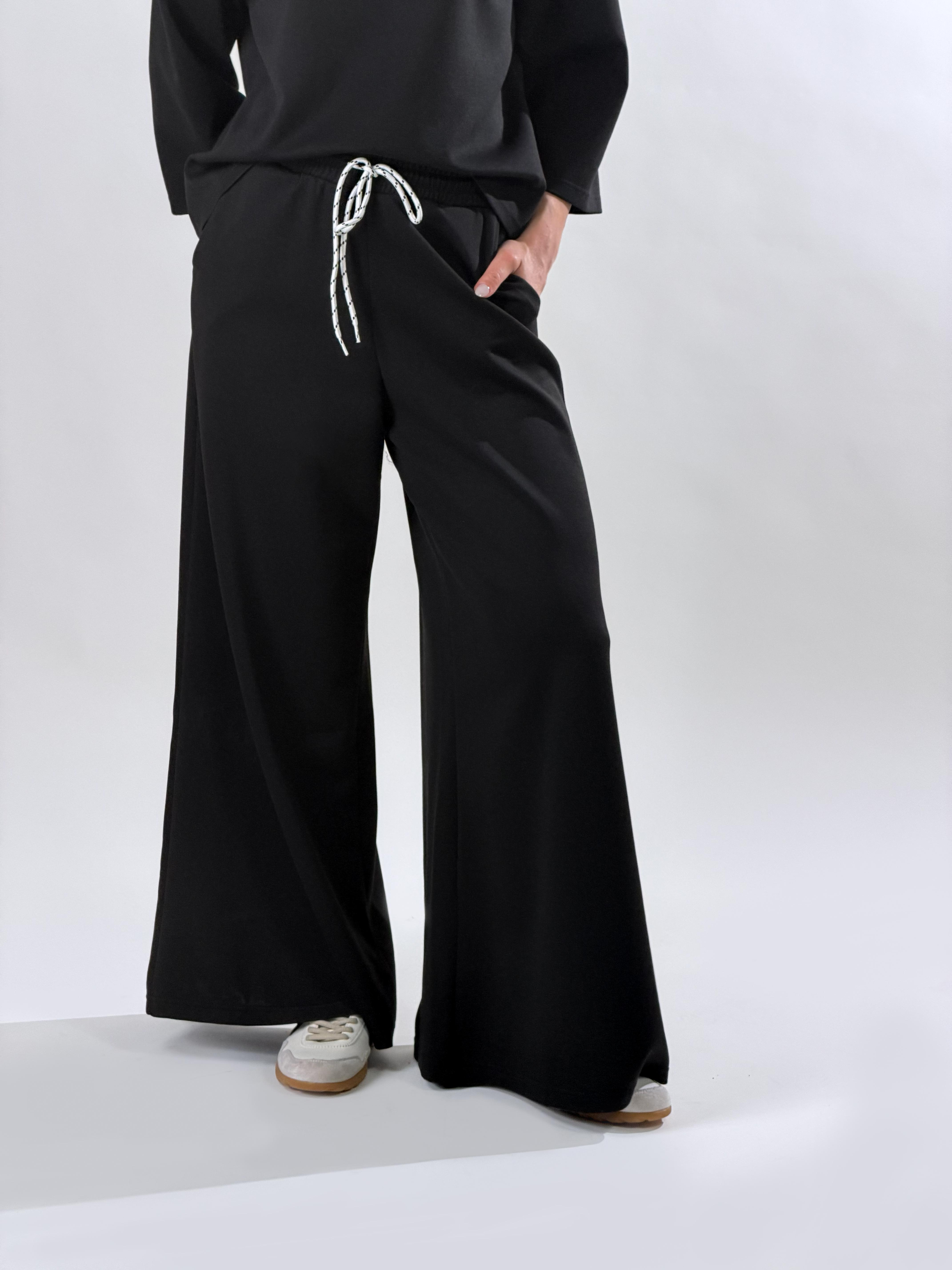 Pantalone Palazzo|Colore:Nero