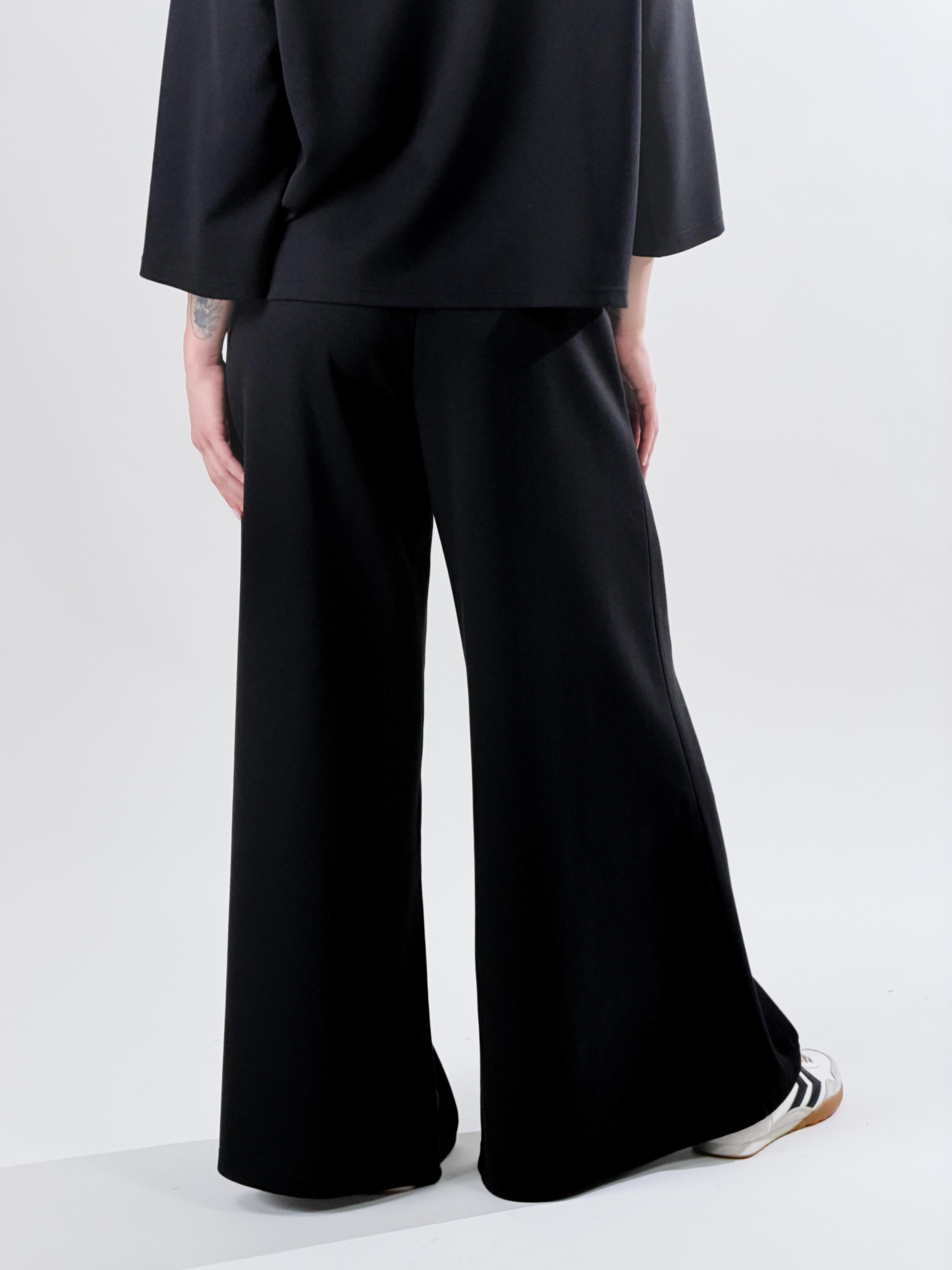 Pantalone Palazzo|Colore:Nero