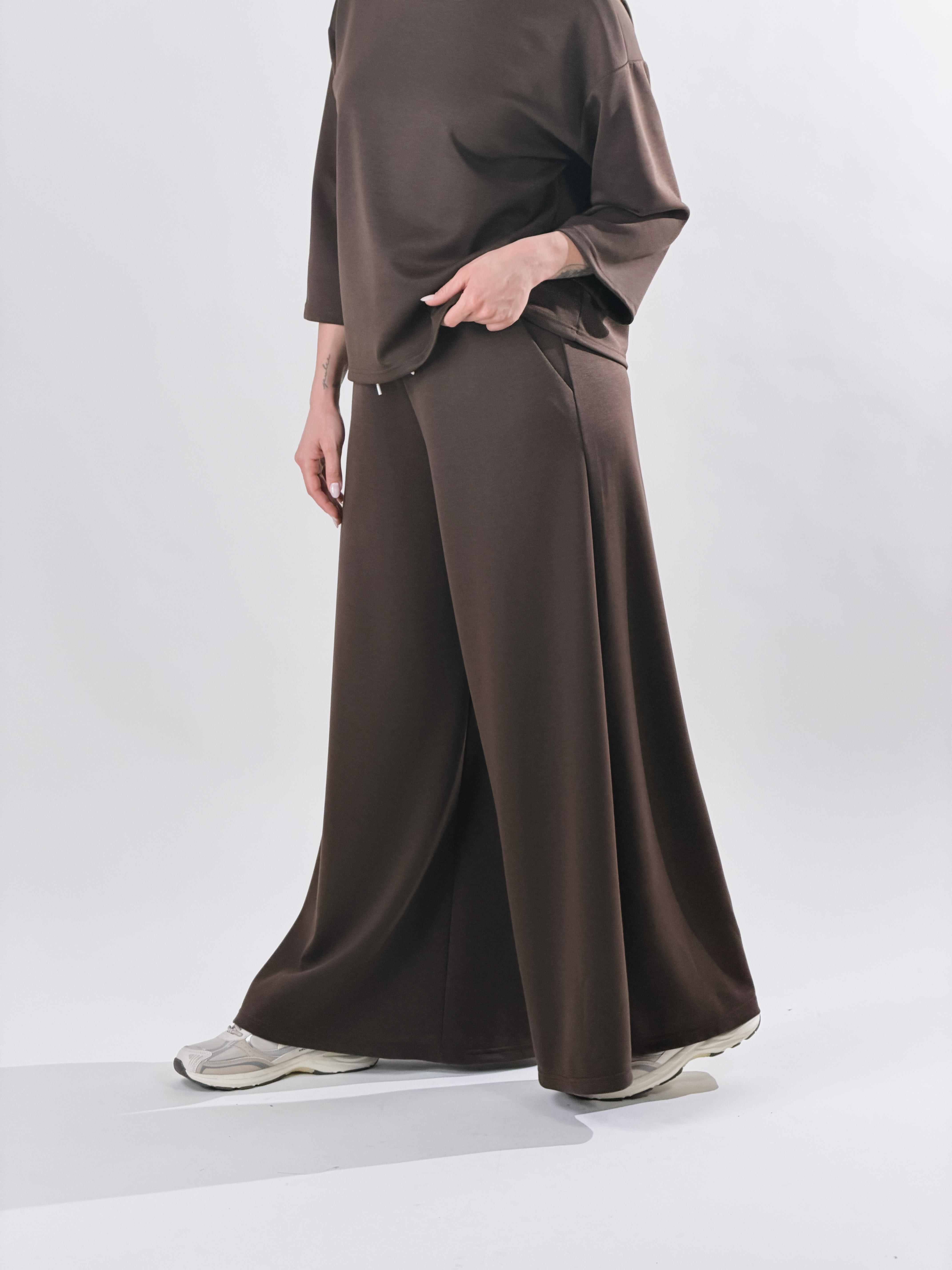 Pantalone Palazzo|Colore:Moro